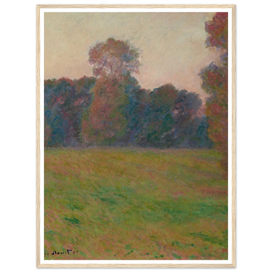 Prairie à Giverny (1886) Art Print | Claude Monet-Quipham Collections