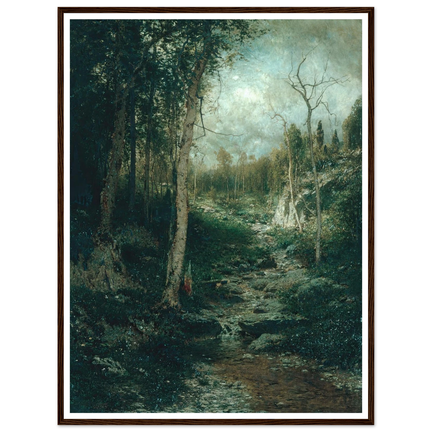 An Old Clearing (1881) Art Print | Alexander Helwig Wyant-Quipham Collections