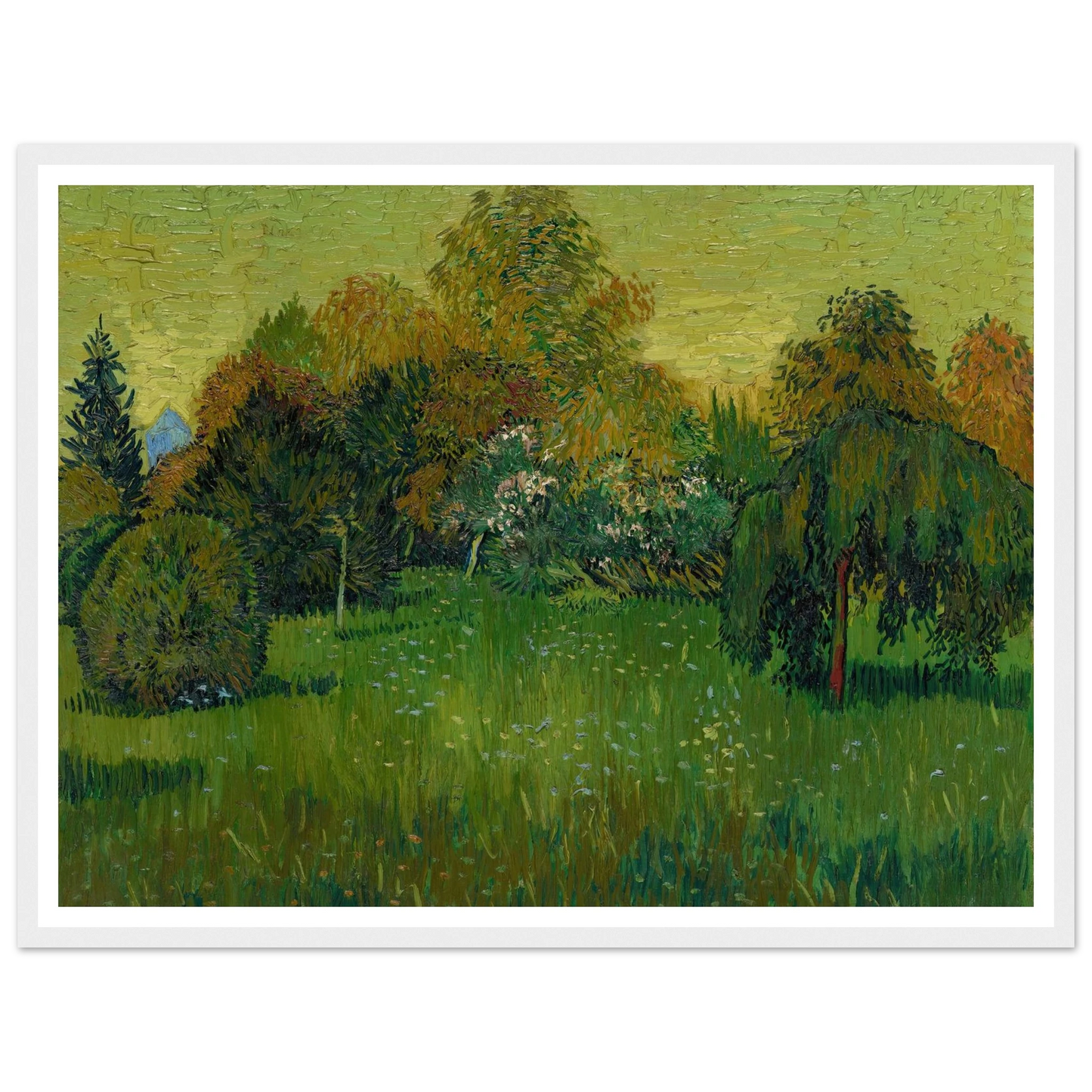The Poet’s Garden (1888) Art Print | Vincent van Gogh-Quipham Collections