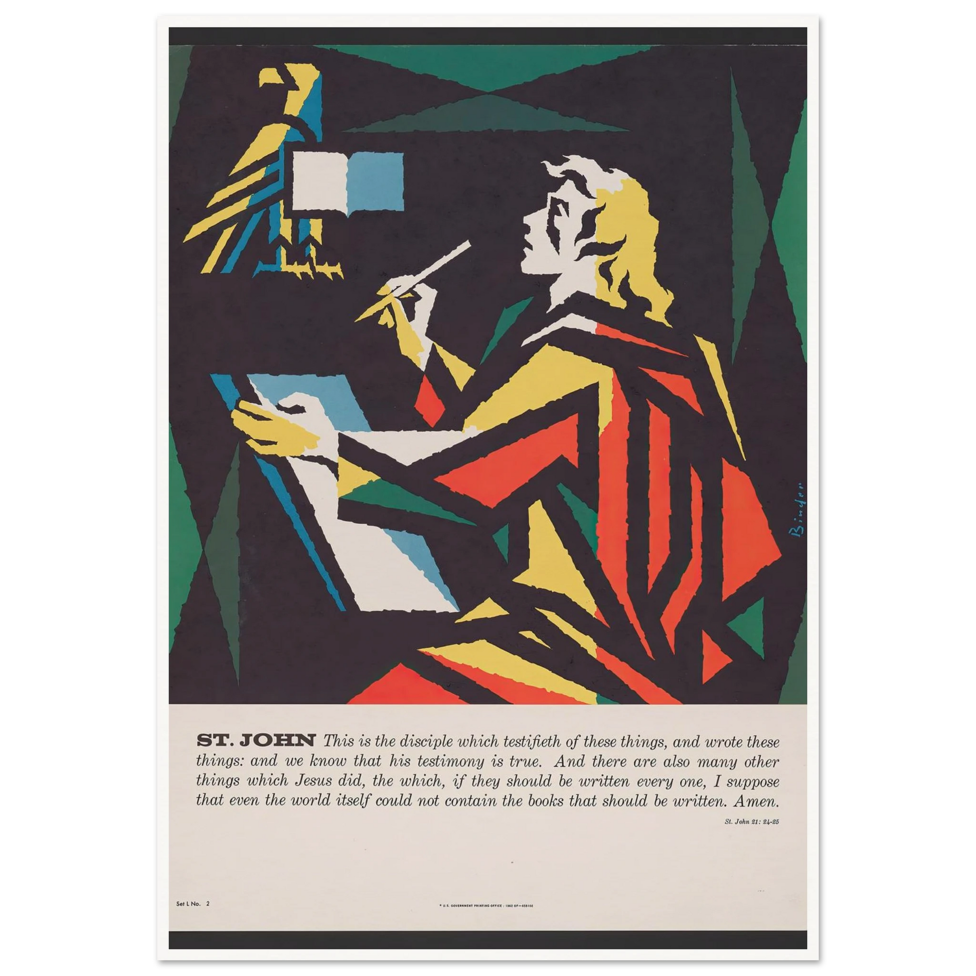 St. John (1962) Art Print | Joseph Binder-Quipham Collections