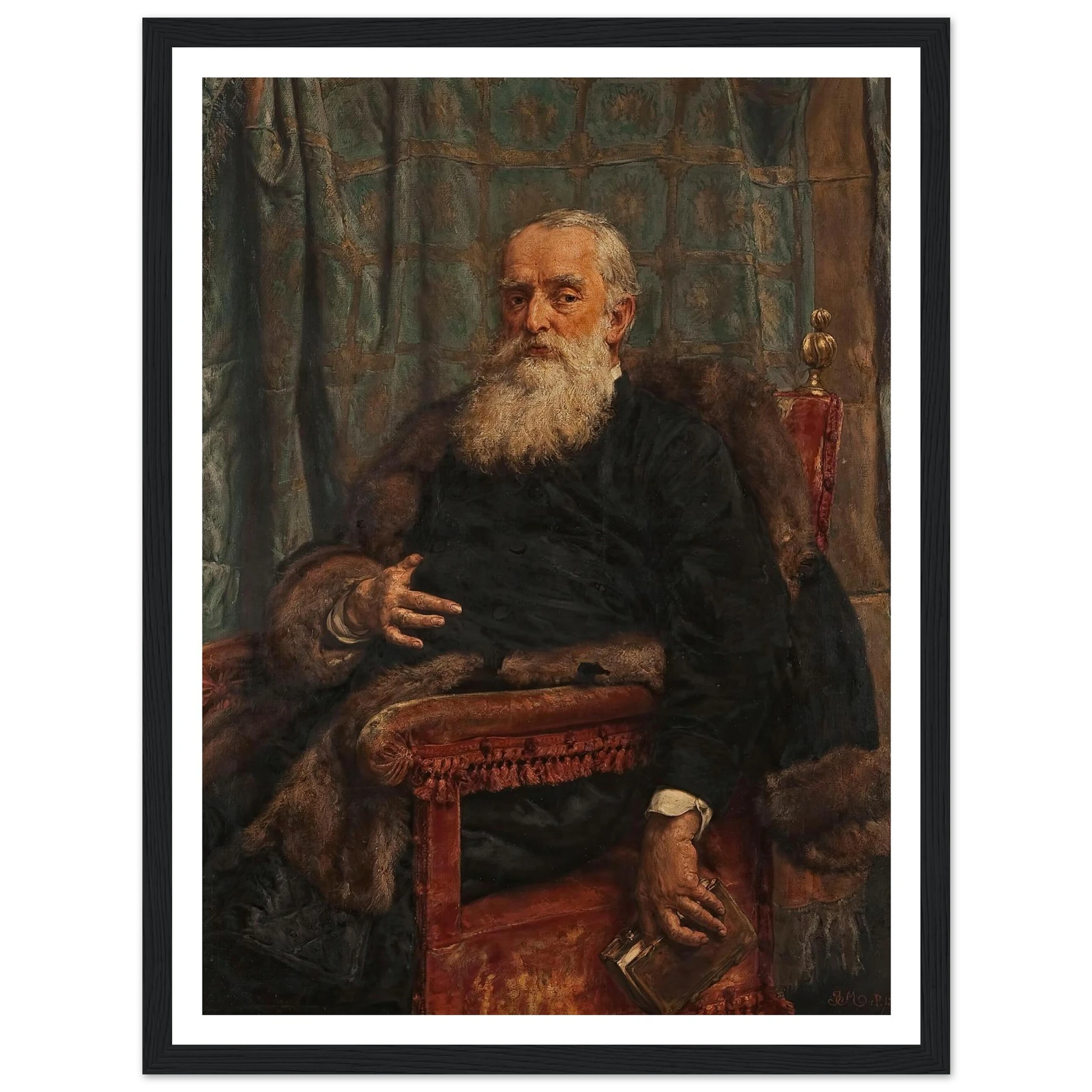 Portrait of Henryk Krajewski (1892) Art Print | Jan Matejko-Quipham Collections