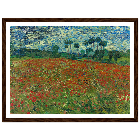 Poppy field Art Print | Vincent van Gogh-Quipham Collections