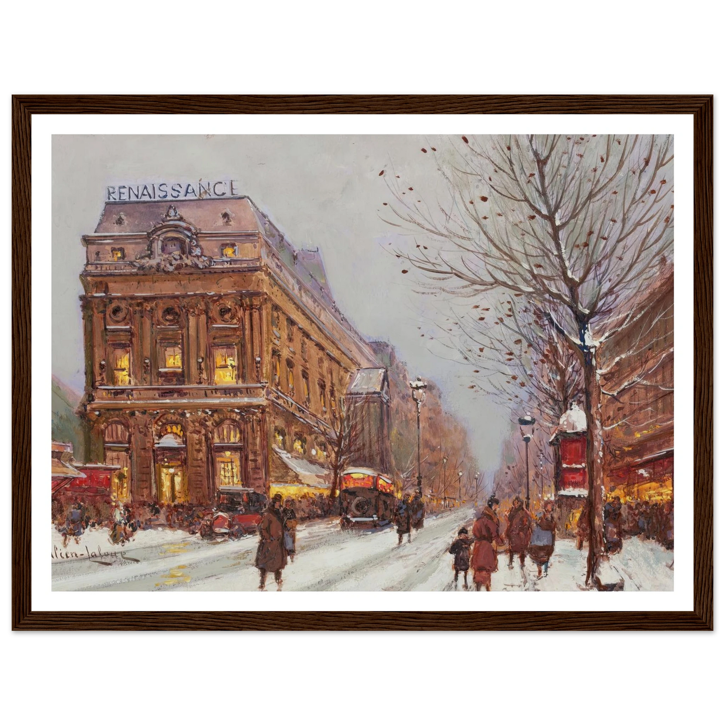 Théâtre de la Renaissance Art Print | Eugene Galien Laloue-Quipham Collections