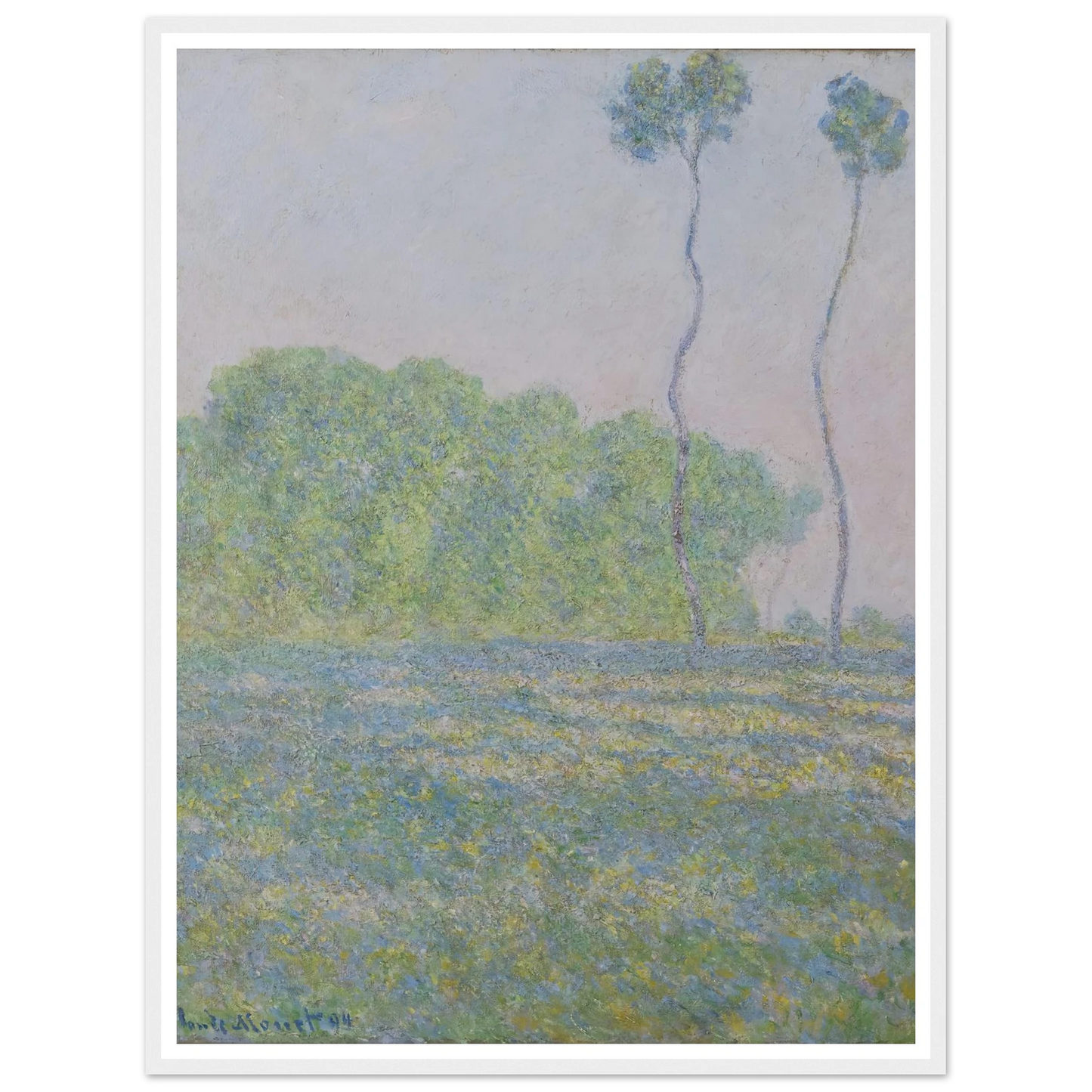 Meadow at Giverny (1894) Art Print | Claude Monet-Quipham Collections