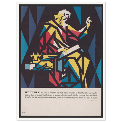 St. Luke (1962) Art Print | Joseph Binder-Quipham Collections