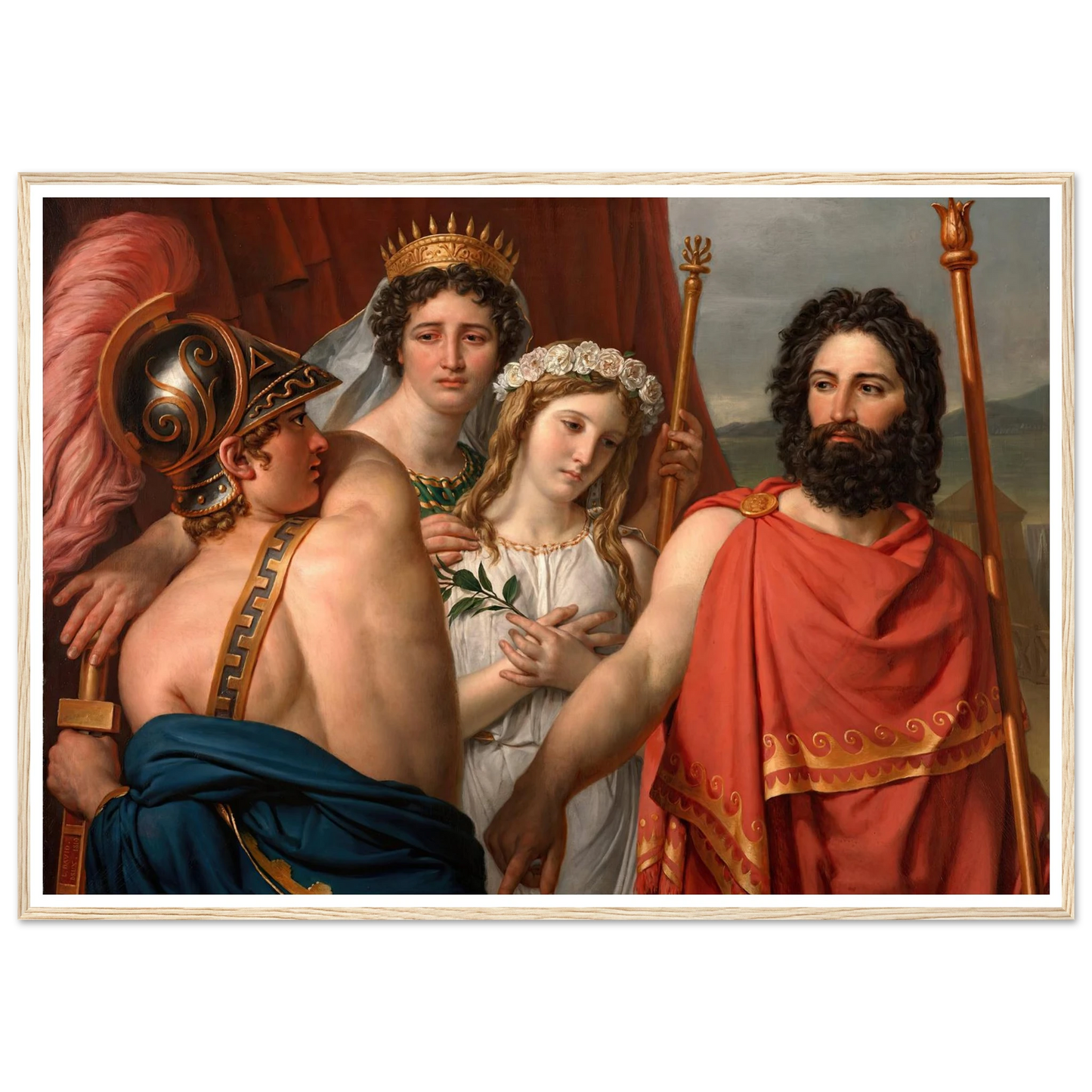 The Anger of Achilles (1819) Art Print | Jacques Louis David-Quipham Collections