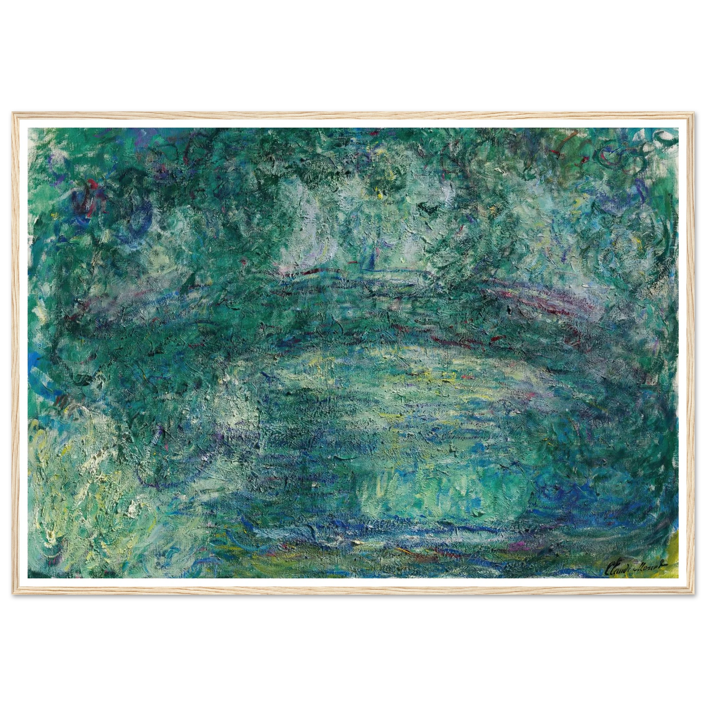 Le pont japonais (1918-1924) Art Print | Claude Monet-Quipham Collections