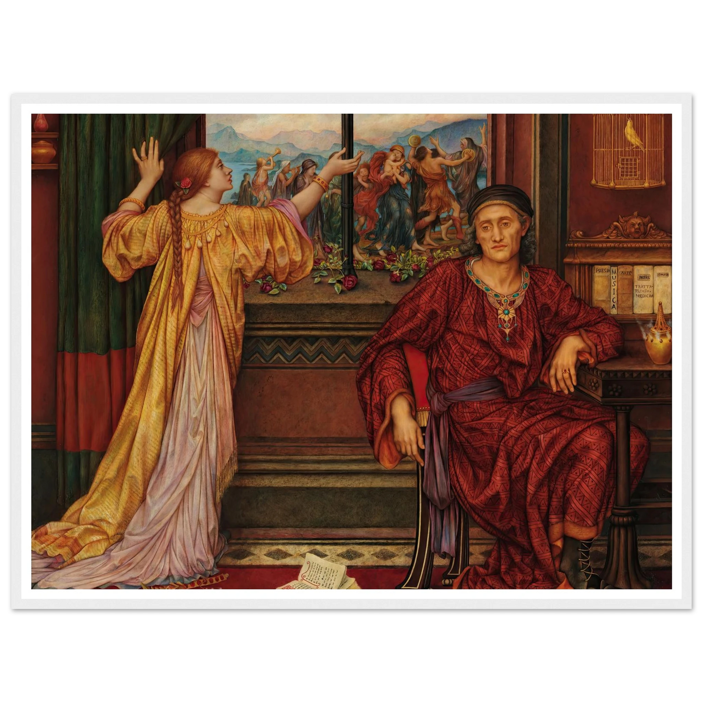 The Gilded Cage (1919) Art Print | Evelyn de Morgan-Quipham Collections