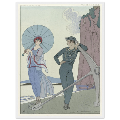 Joie de vivre; Falbalas et Fanfreluches (1923) Art Print | George Barbier-Quipham Collections