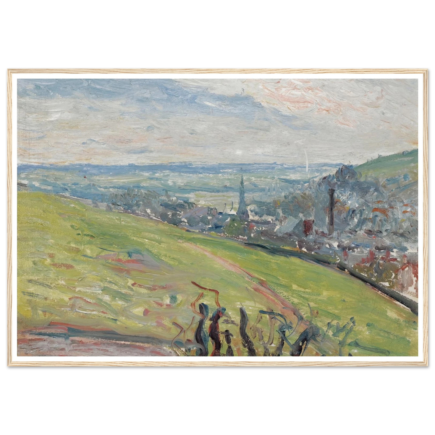 Environs De Rouen (1883) Art Print | Camille Pissarro-Quipham Collections