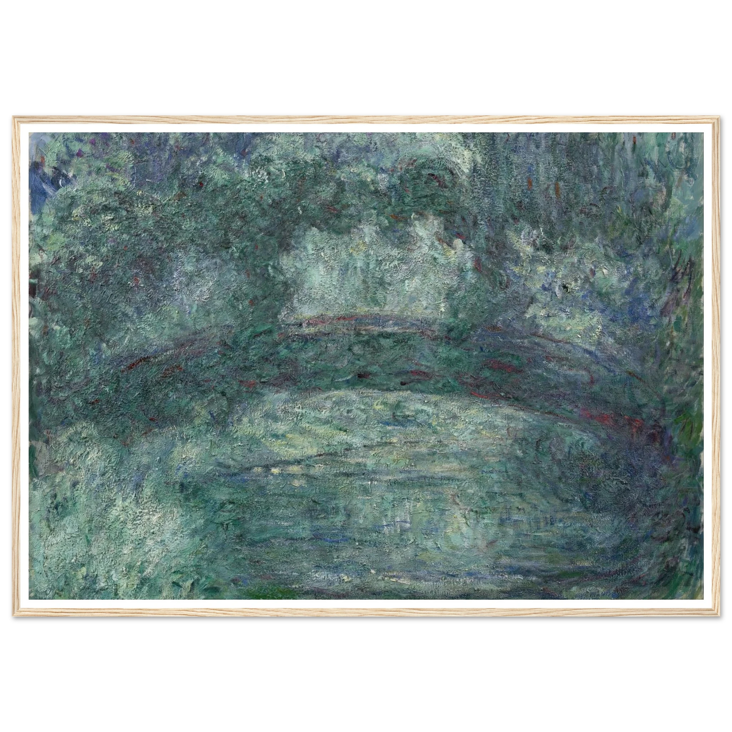 The Japanese bridge (1919-1924) Art Print | Claude Monet-Quipham Collections