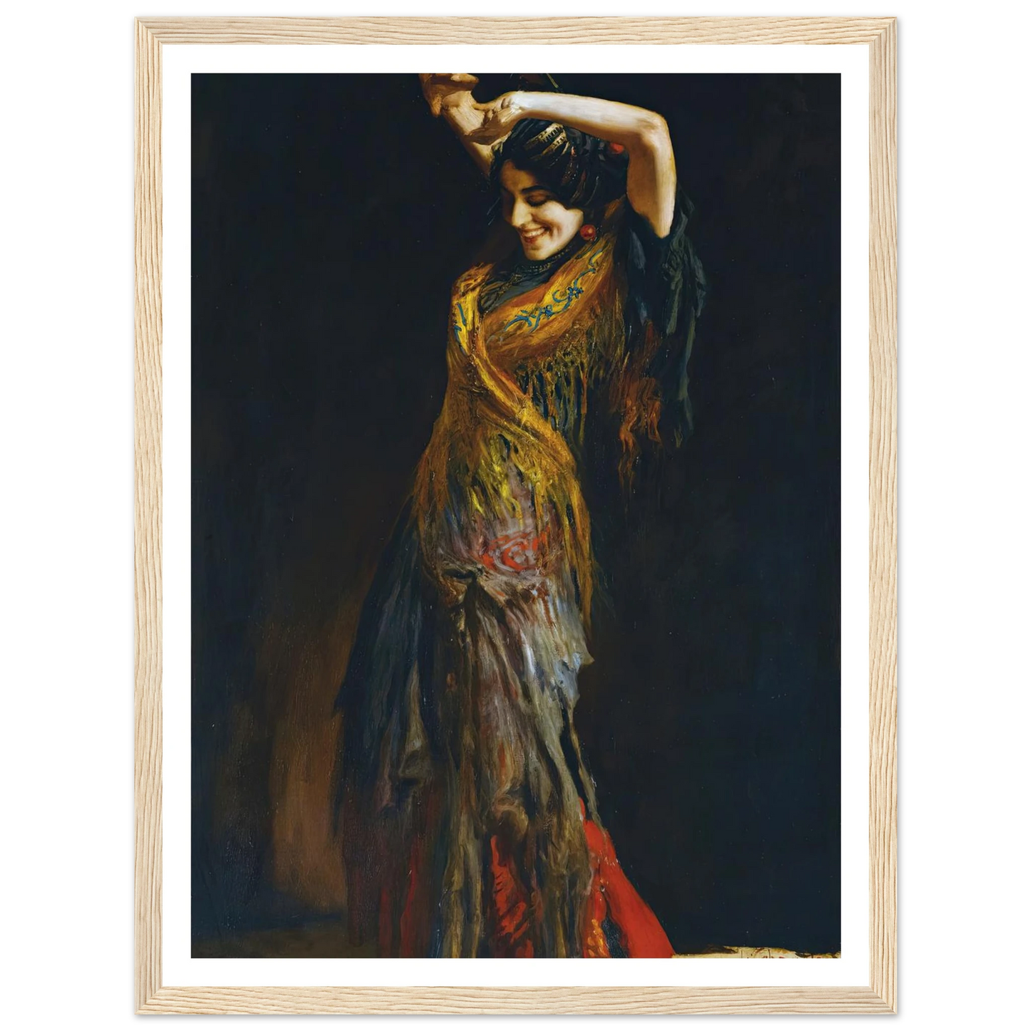 The Flamenco Dancer Art Print | Leopold Schmutzler-Quipham Collections