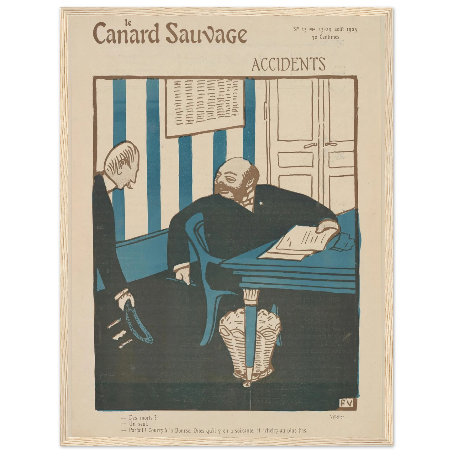 23-29 août 1903 Art Print | Felix Vallotton-Quipham Collections