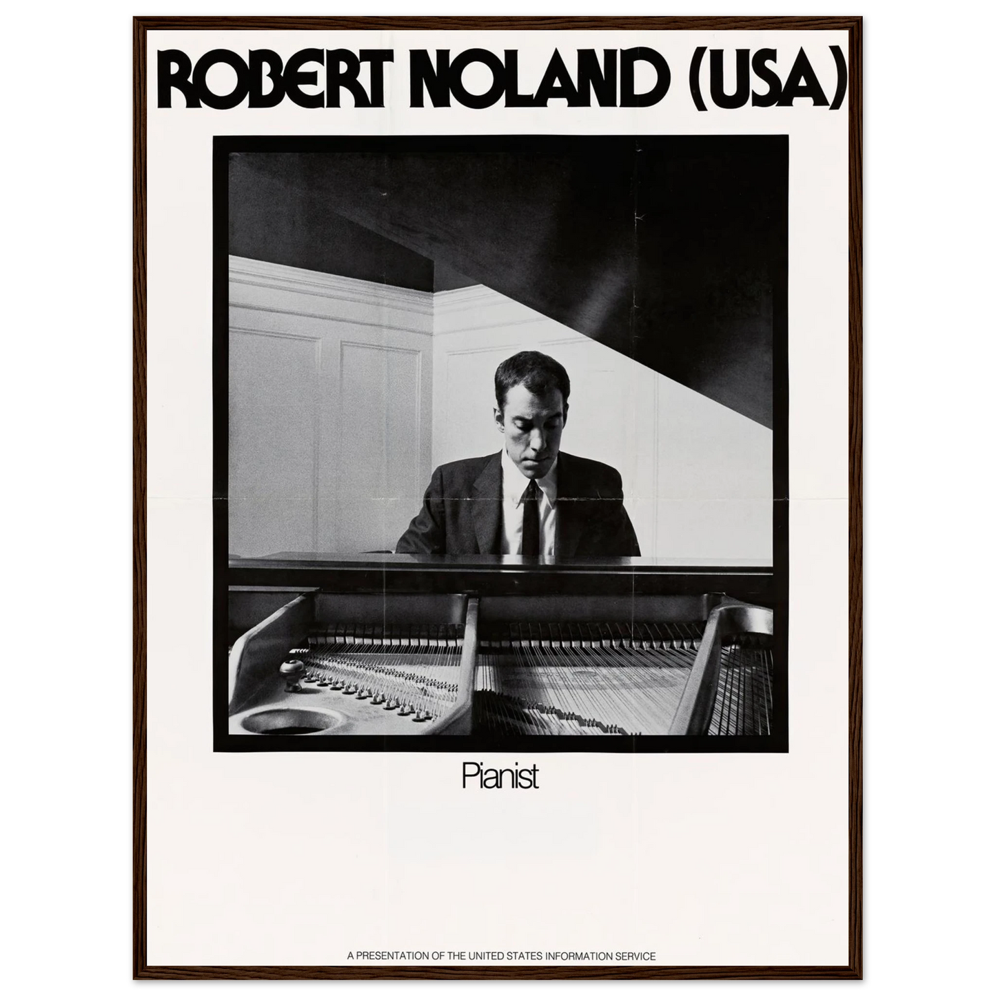 Robert Noland (USA) Pianist Art Print | US Information Agency-Quipham Collections