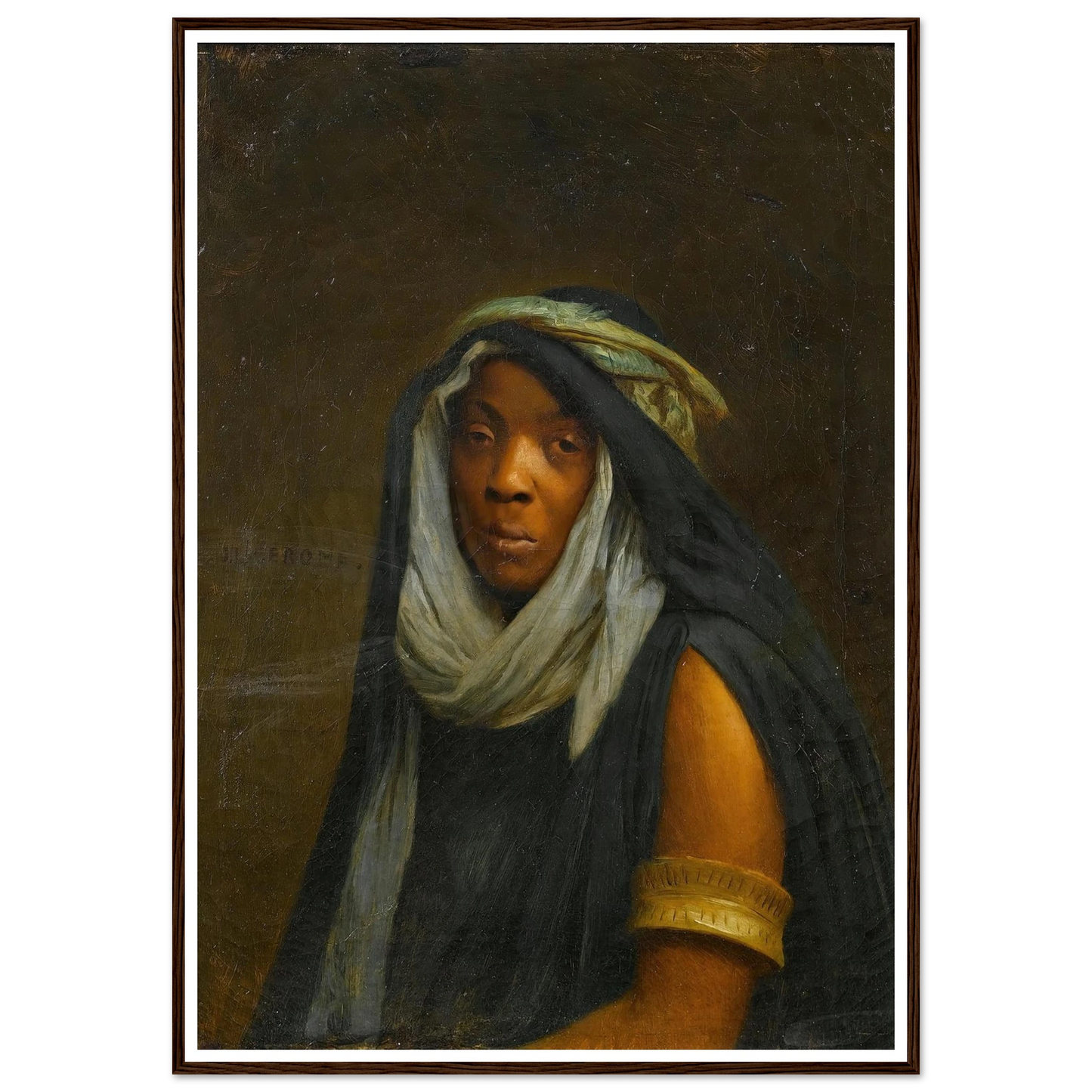 The black servant girl Art Print | Jean Leon Gerome-Quipham Collections