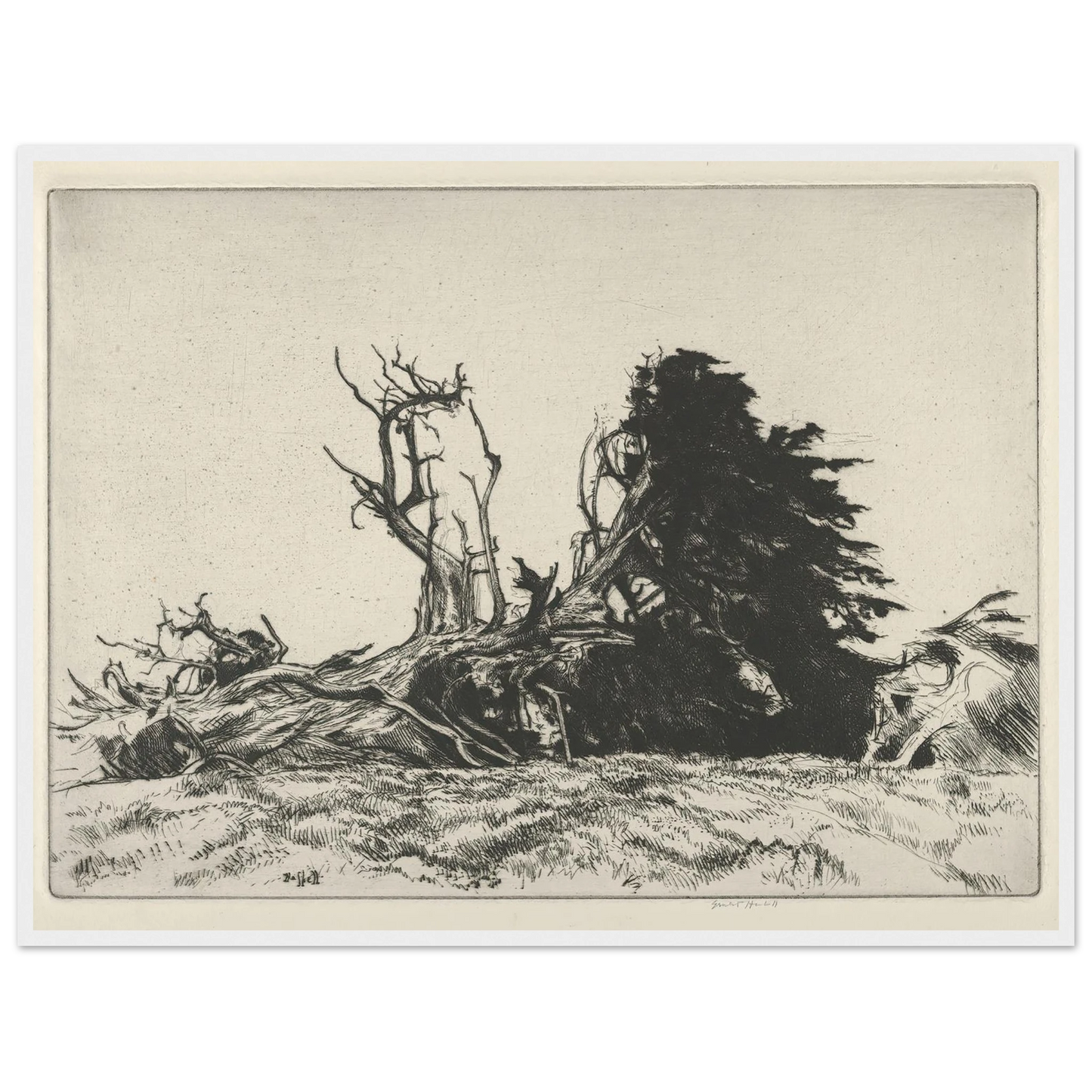 Fallen Centuries (1919) Art Print | Ernest Haskell-Quipham Collections