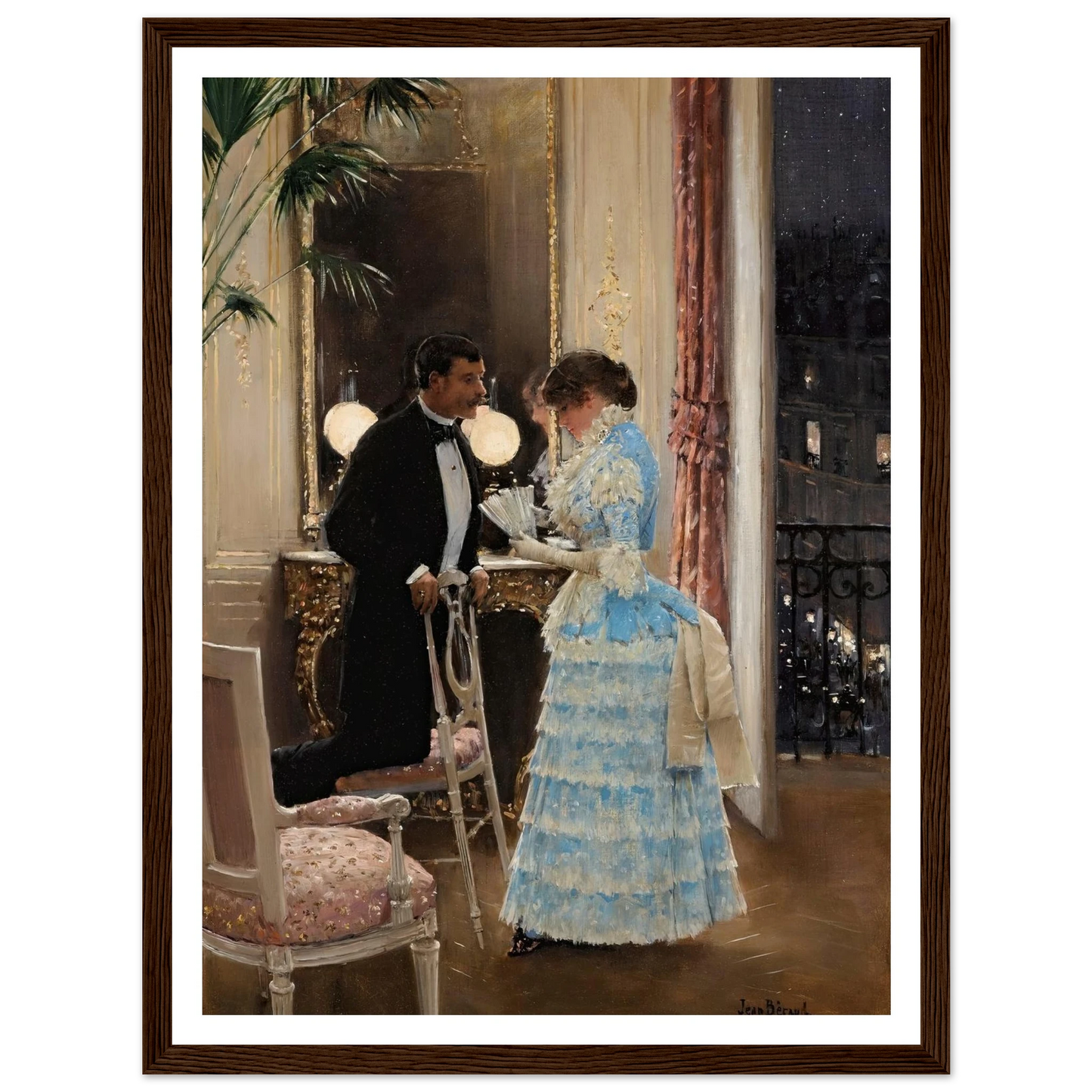 La Conversation Art Print | Jean Beraud-Quipham Collections