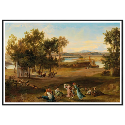 An idyllic southern landscape Art Print | Josef Hoffmann-Quipham Collections