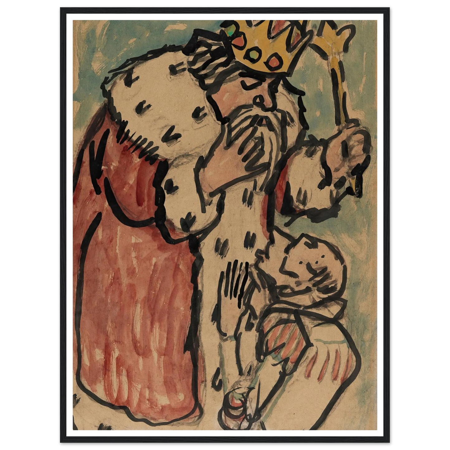 König (1910) Art Print | Christian Rohlfs-Quipham Collections