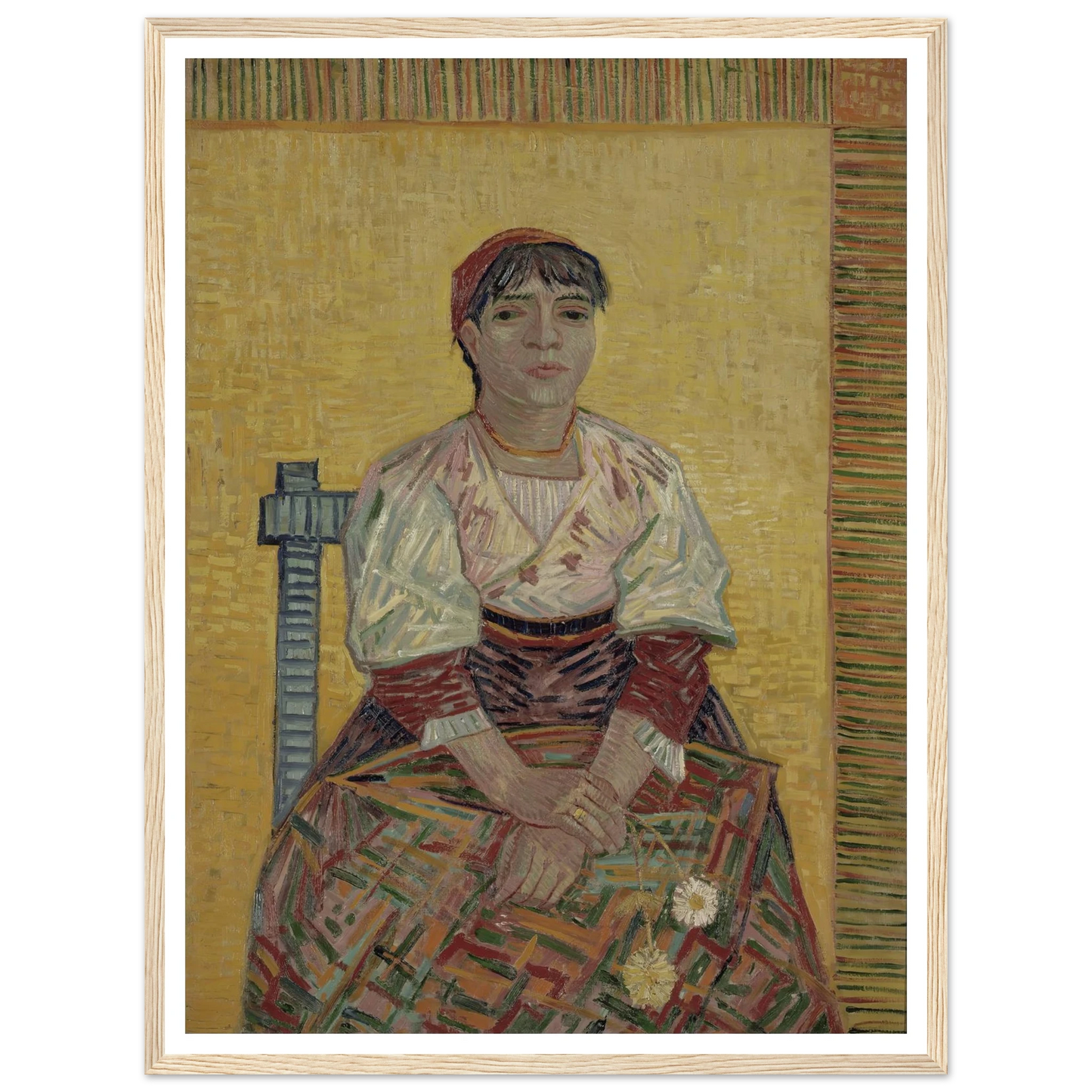 The Italian Woman (1887) Art Print | Vincent van Gogh-Quipham Collections