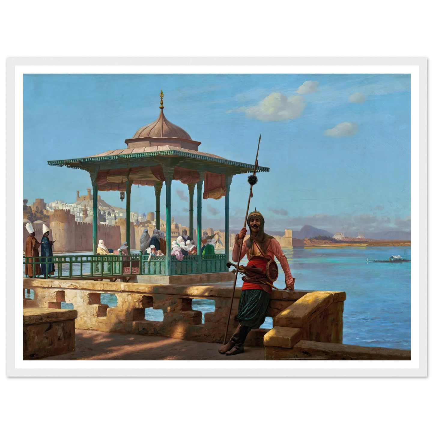 The Harem In The Kiosk Art Print | Jean Leon Gerome-Quipham Collections