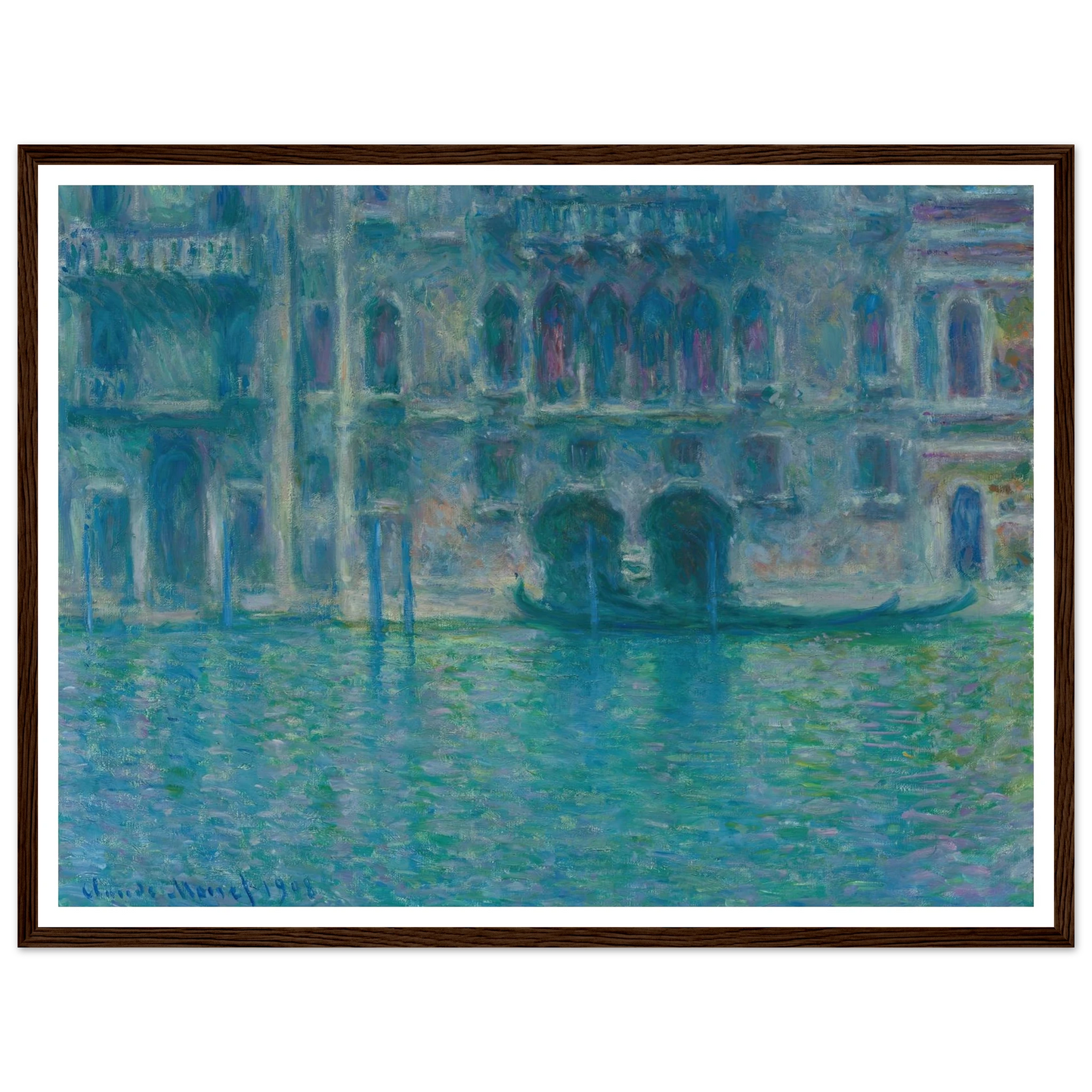 Palazzo da Mula, Venice (1908) Art Print | Claude Monet-Quipham Collections