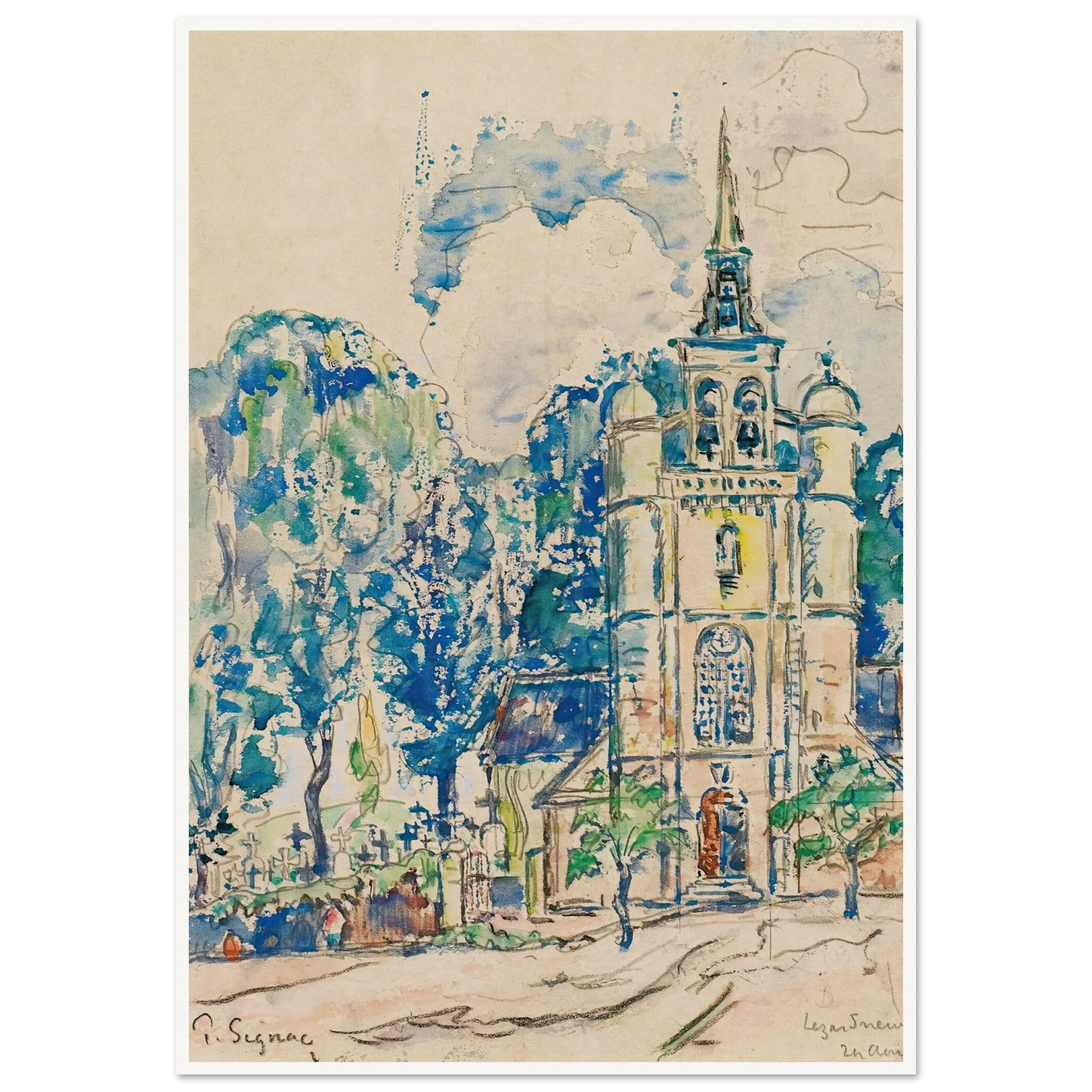 Lezardieux Art Print | Paul Signac-Quipham Collections
