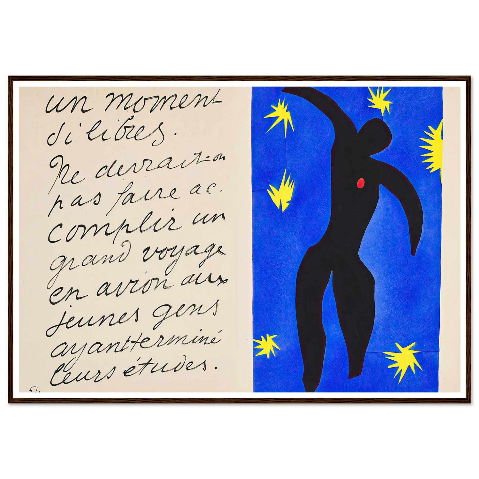 Icarus (1947) Art Print | Henri Matisse-Quipham Collections