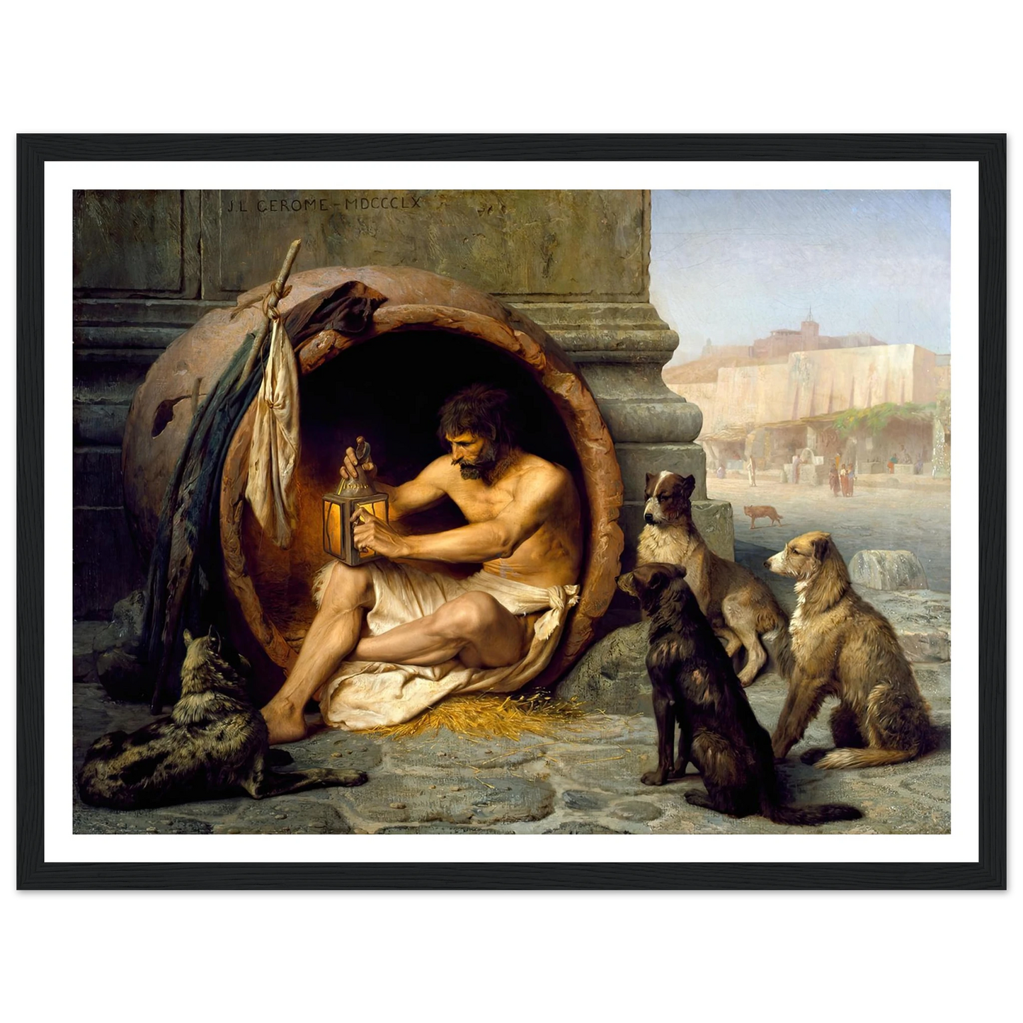 Diogenes (1860) Art Print | Jean Leon Gerome-Quipham Collections