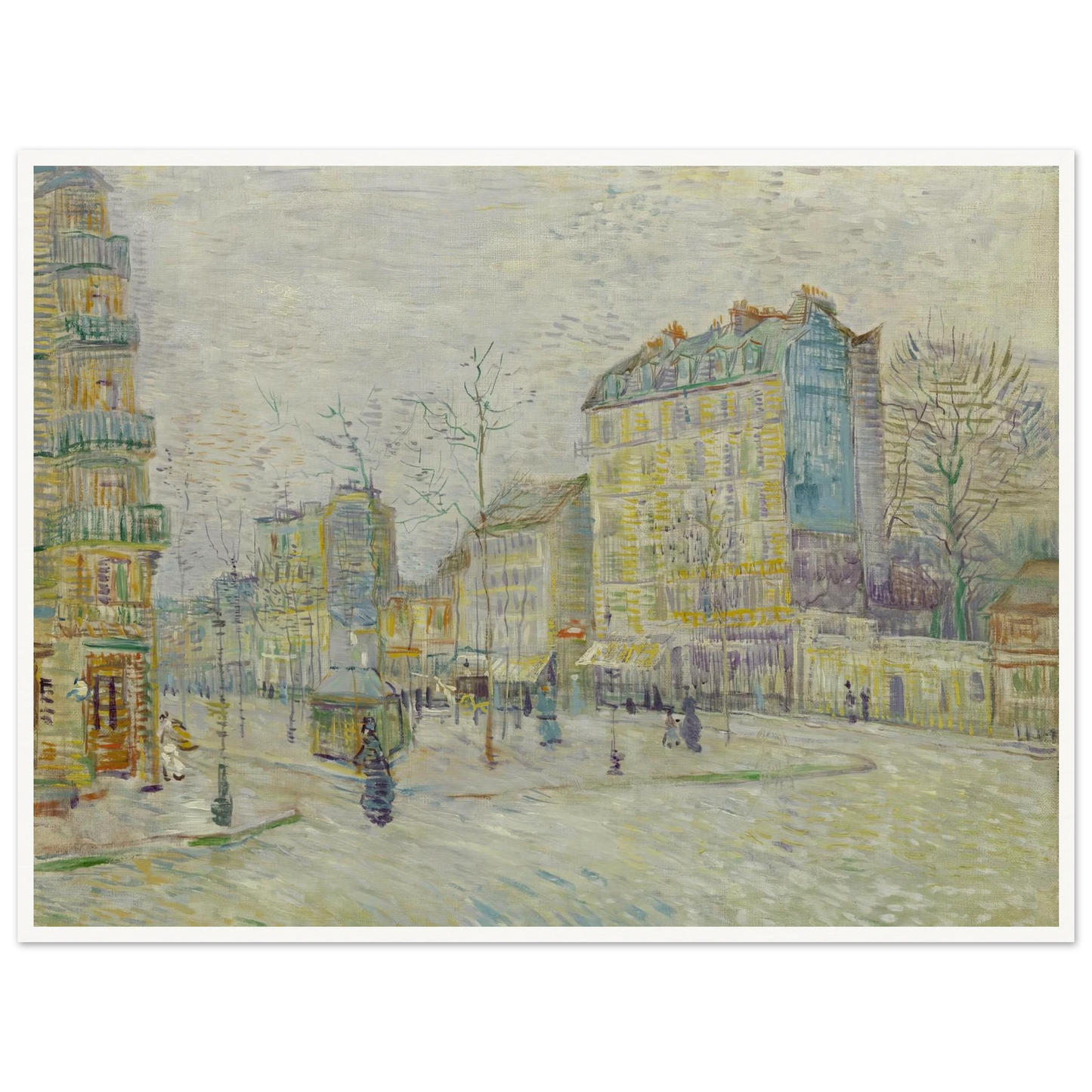 Boulevard de Clichy (1887) Art Print | Vincent van Gogh-Quipham Collections