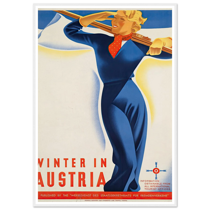 Winter in Austria Art Print | Joseph Binder-Quipham Collections