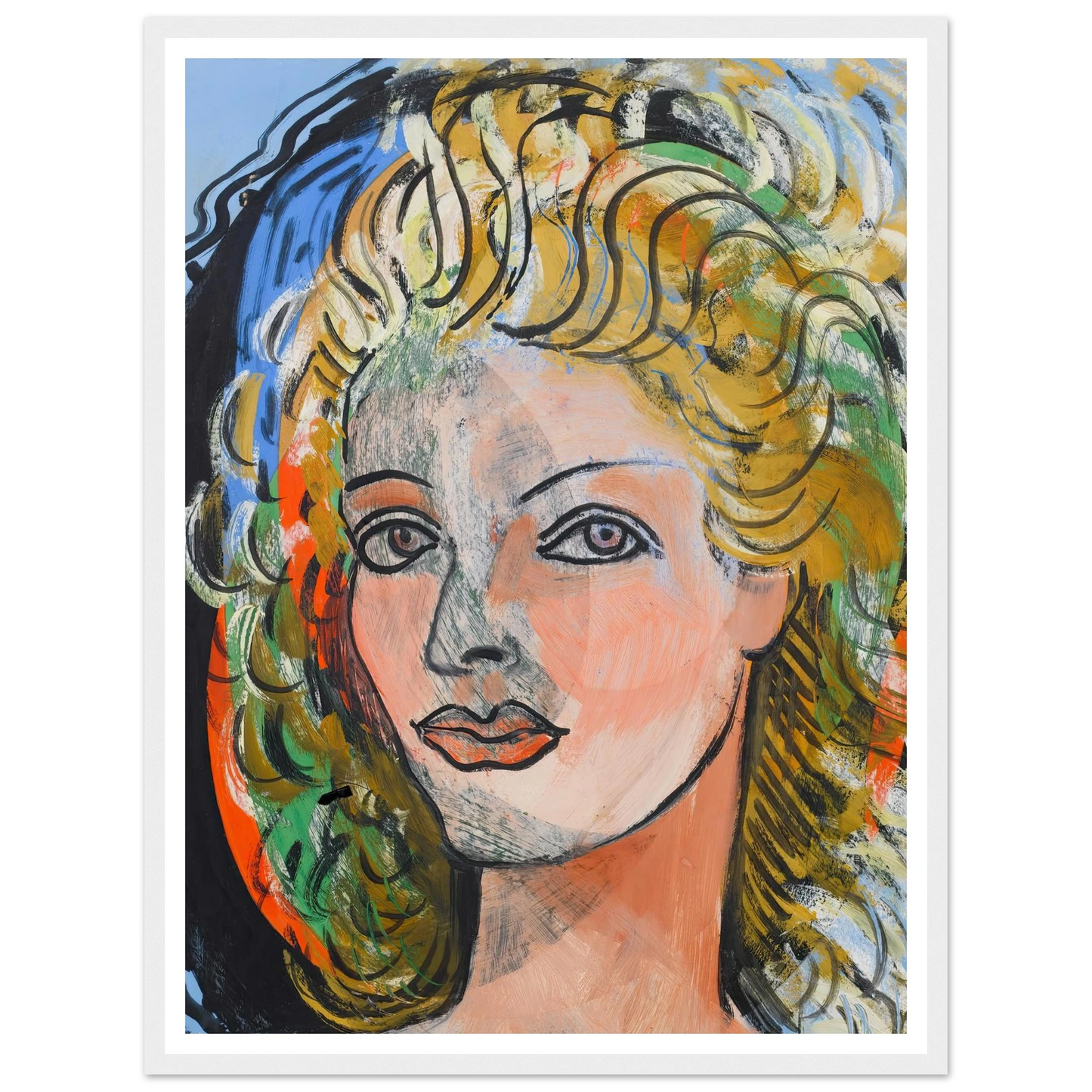 La blonde (circa 1940-1946) Art Print | Francis Picabia-Quipham Collections
