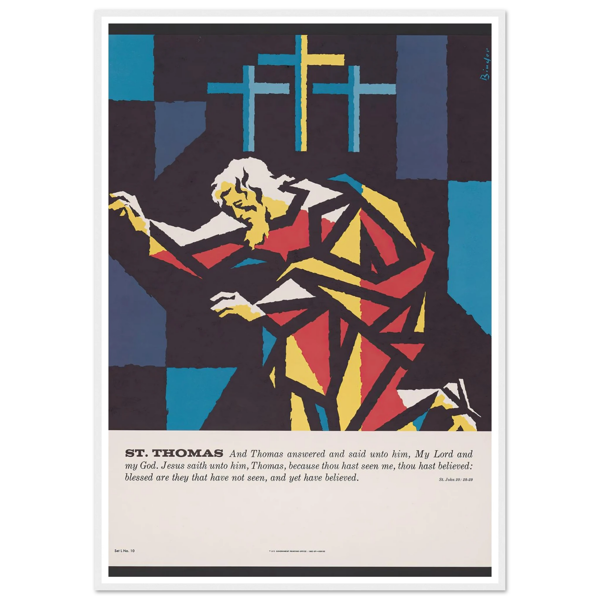 St. Thomas (1962) Art Print | Joseph Binder-Quipham Collections