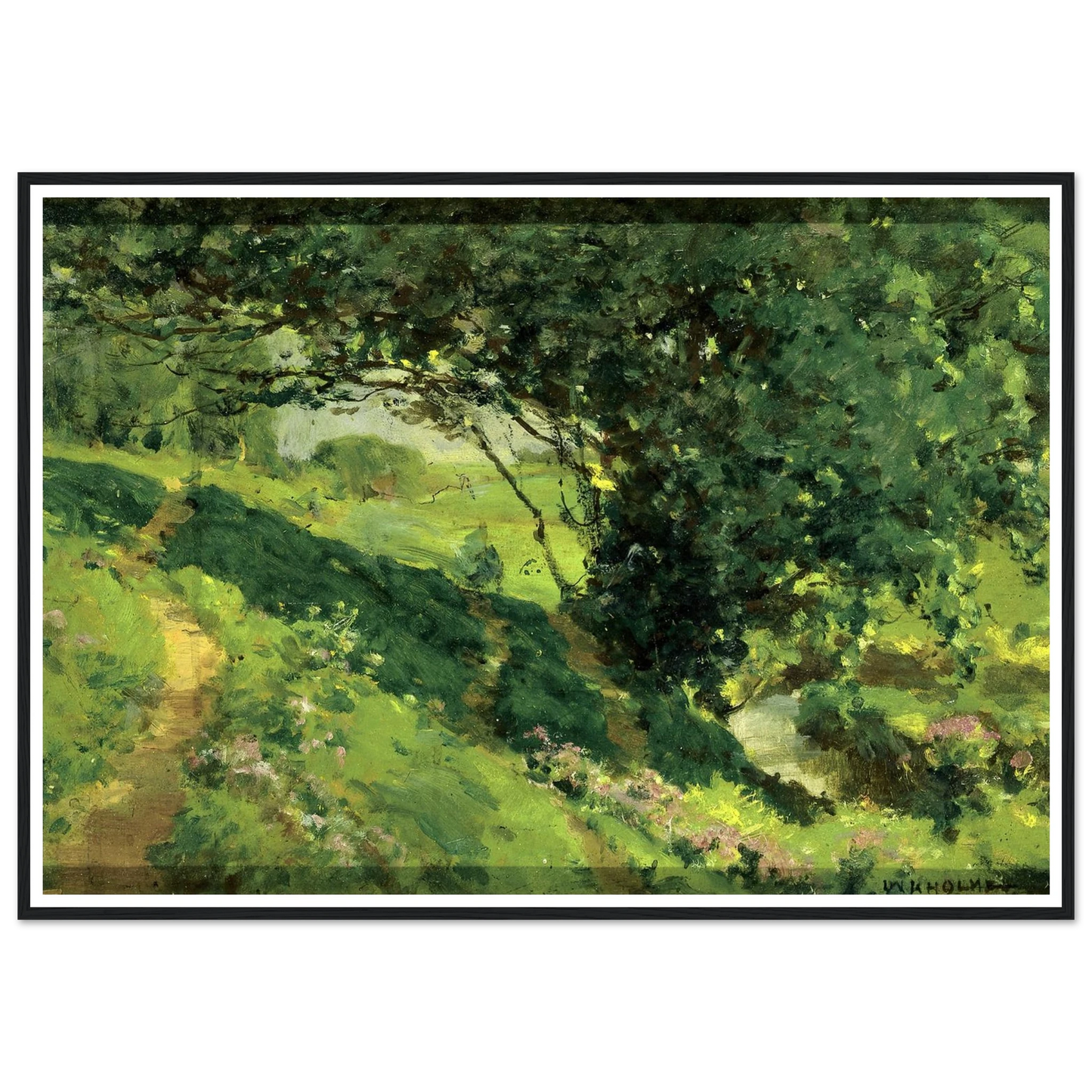 Original Sketch Of ‘the Wanderlusters’ Rest’ (ca. 1915) Art Print | William Henry Holmes-Quipham Collections