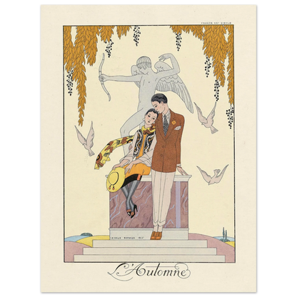 L’Automne (Autumn) (1922–1926) Art Print | George Barbier-Quipham Collections