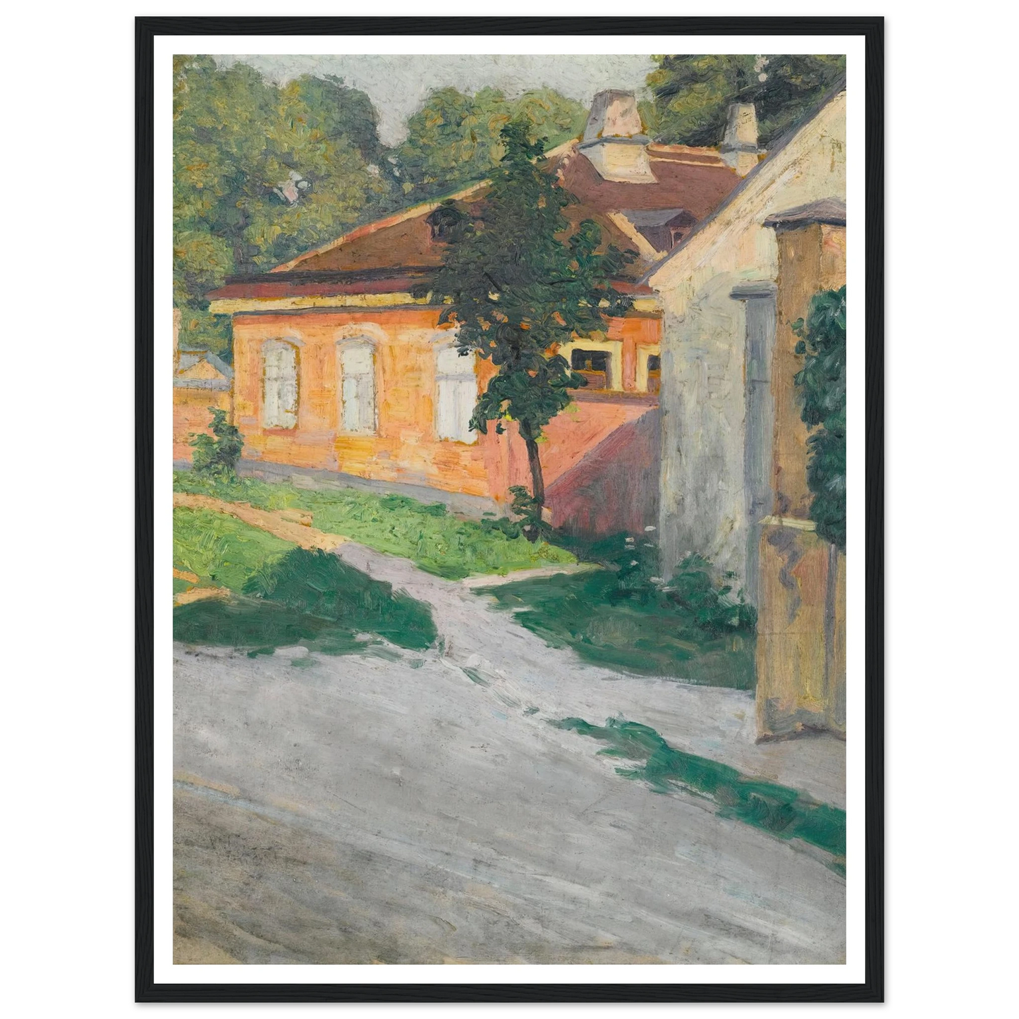 Haus In Hütteldorf (House In Hütteldorf) (1907) Art Print | Egon Schiele-Quipham Collections