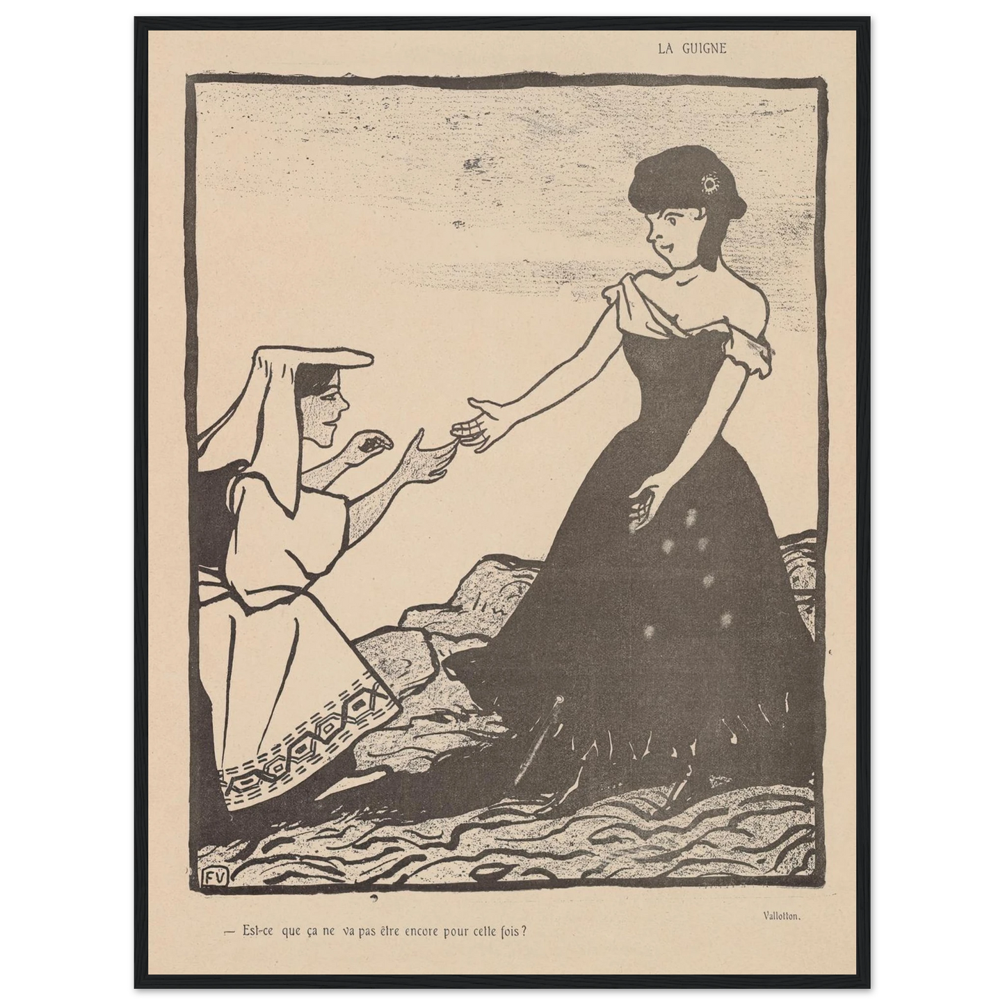 25 juillet 1903 Art Print | Felix Vallotton-Quipham Collections