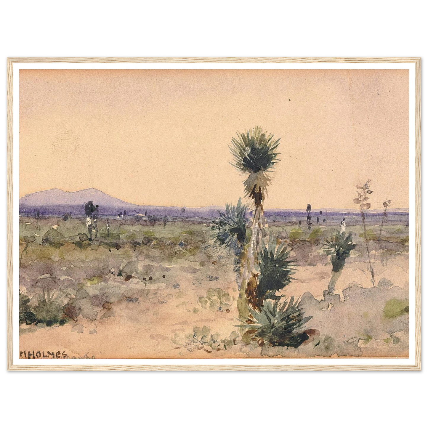 Yuccaland–Chihuahua, Mexico Art Print | William Henry Holmes-Quipham Collections