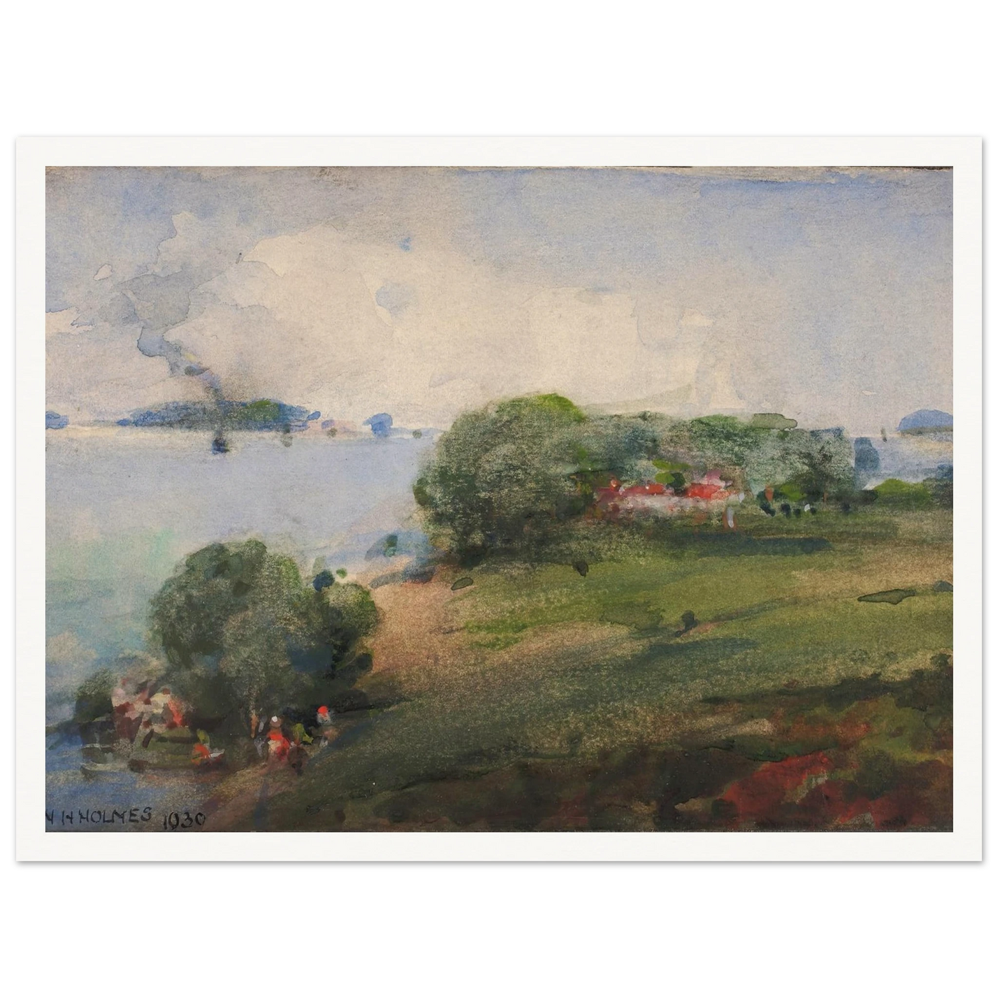 View On The Potomac (1930) Art Print | William Henry Holmes-Quipham Collections