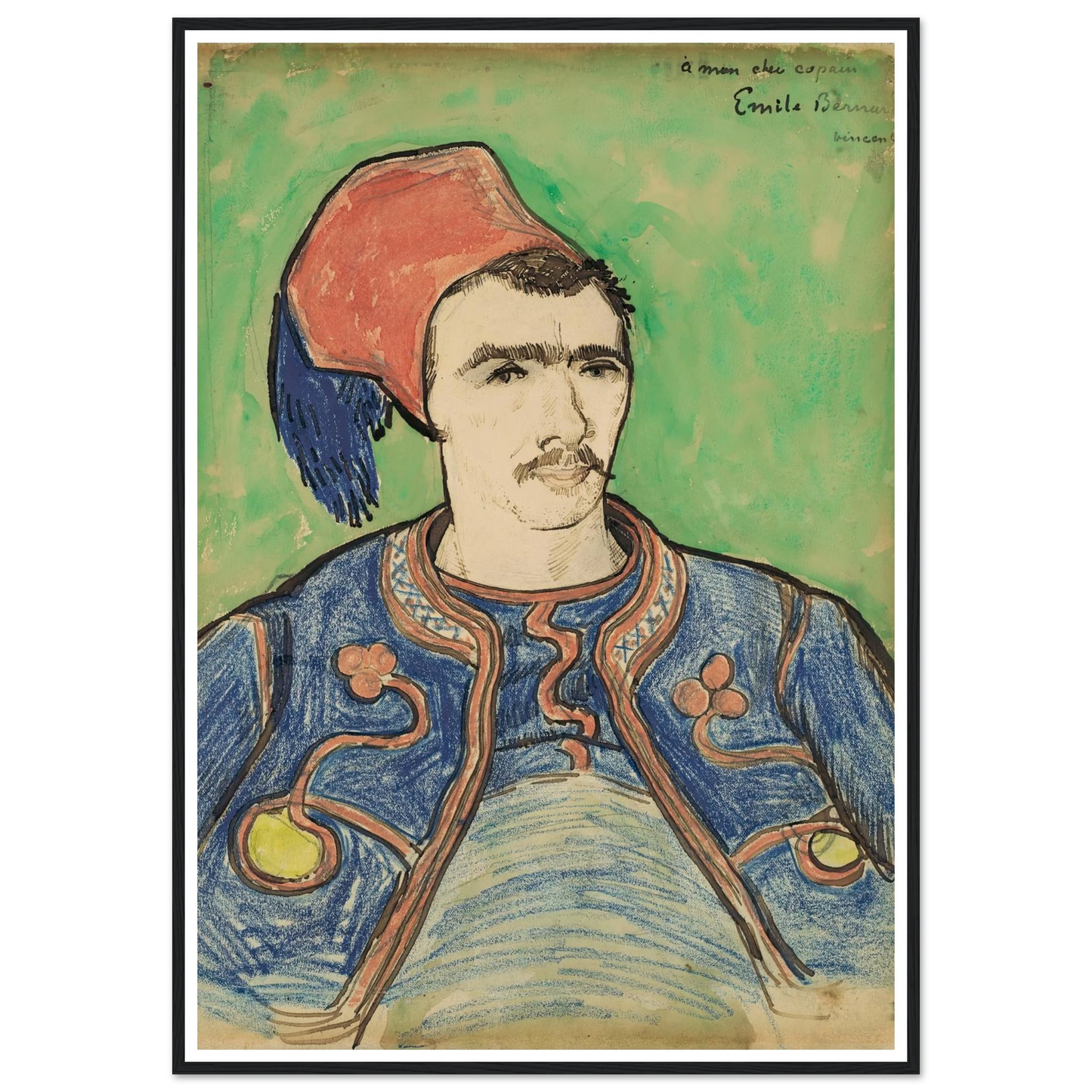 The Zouave (1888) Art Print | Vincent van Gogh-Quipham Collections