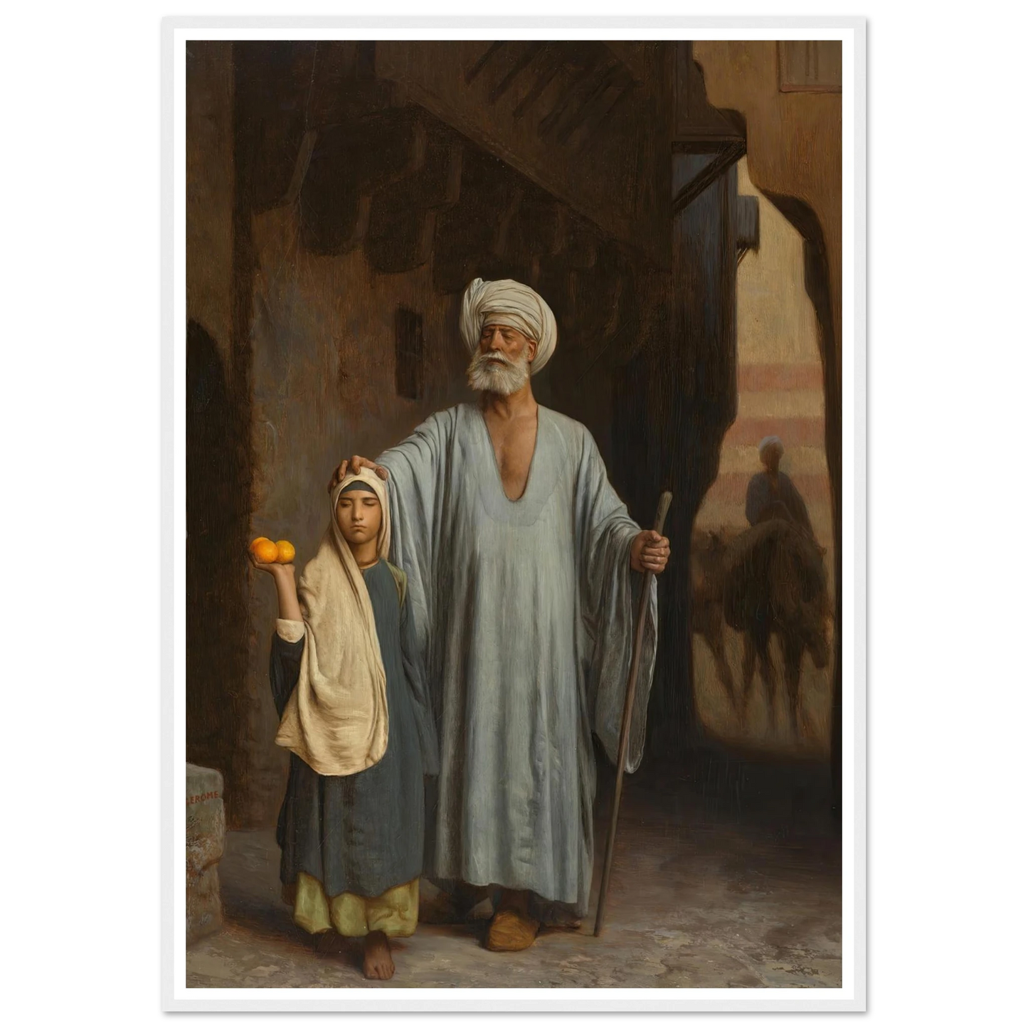 The Helping Hand Art Print | Jean Leon Gerome-Quipham Collections