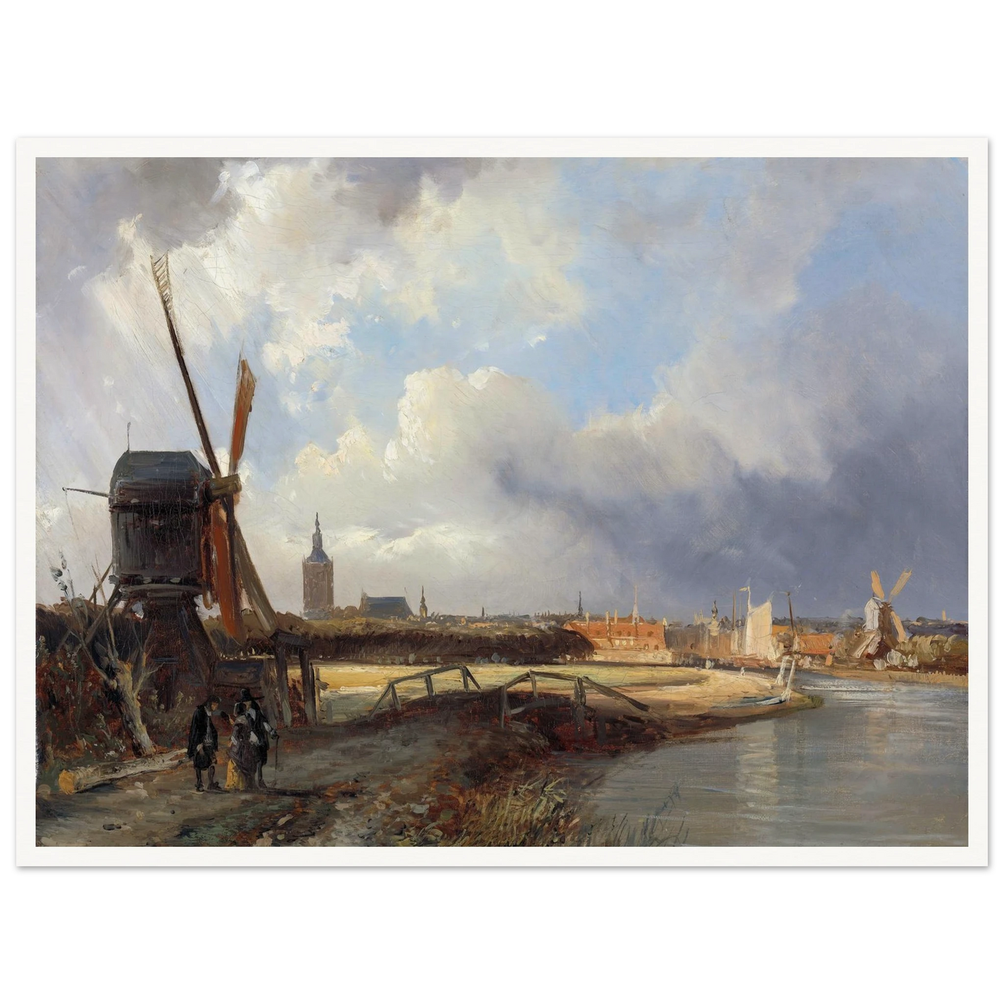 View of The Hague (c. 1850 - c. 1852) Art Print | Cornelis Springer-Quipham Collections