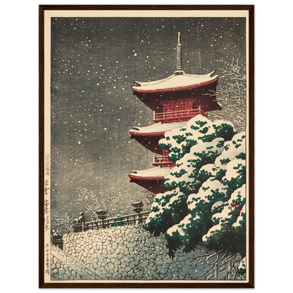 Izumo, Yasugi Kiyomizu (Yasugi Kiyomizu Temple at Izumo) (1926) Art Print | Kawase Hasui-Quipham Collections