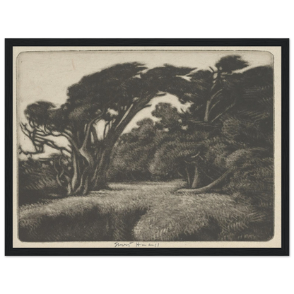 Cypress Bower (1920) Art Print | Ernest Haskell-Quipham Collections