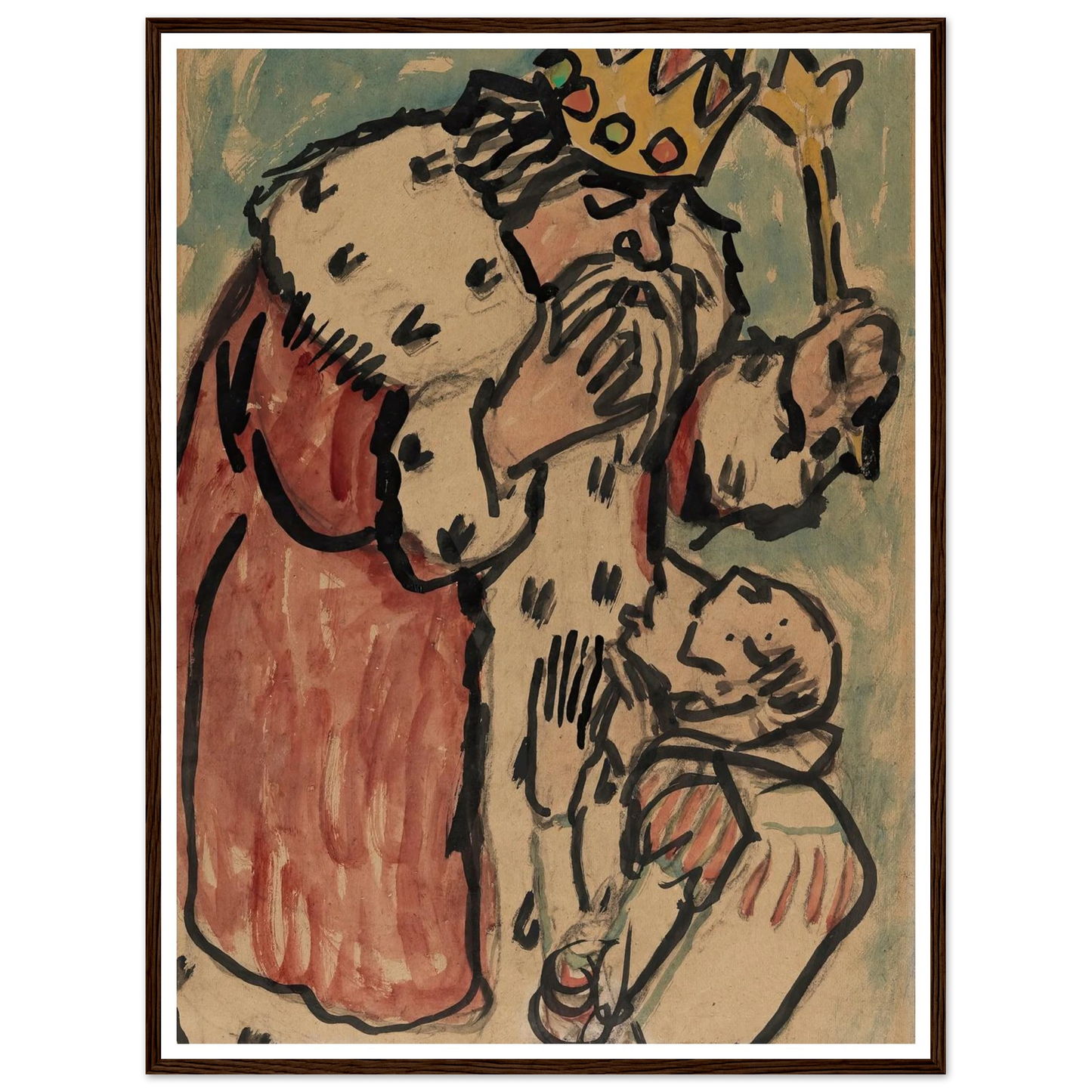 König (1910) Art Print | Christian Rohlfs-Quipham Collections