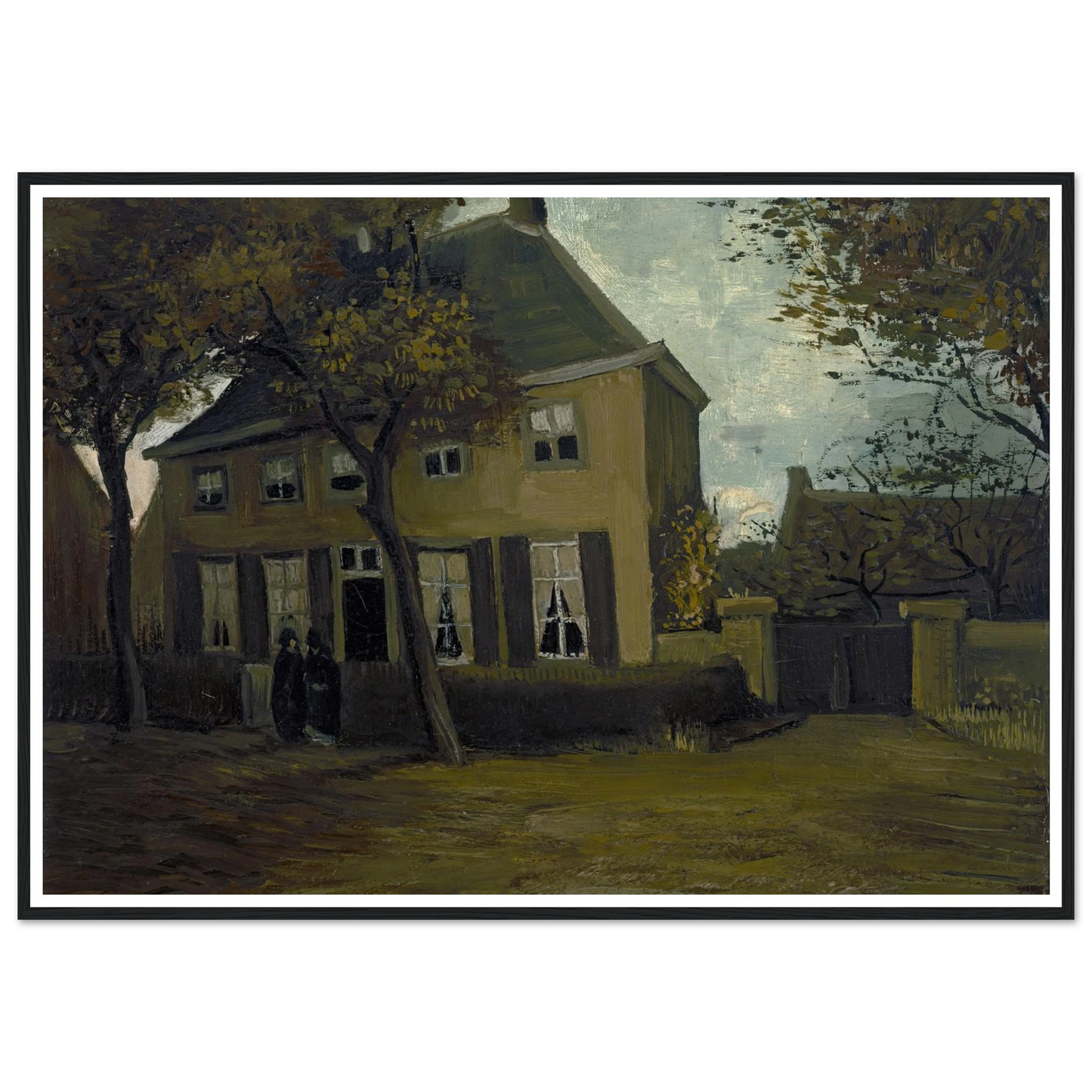 The vicarage at Nuenen (1885) Art Print | Vincent van Gogh-Quipham Collections