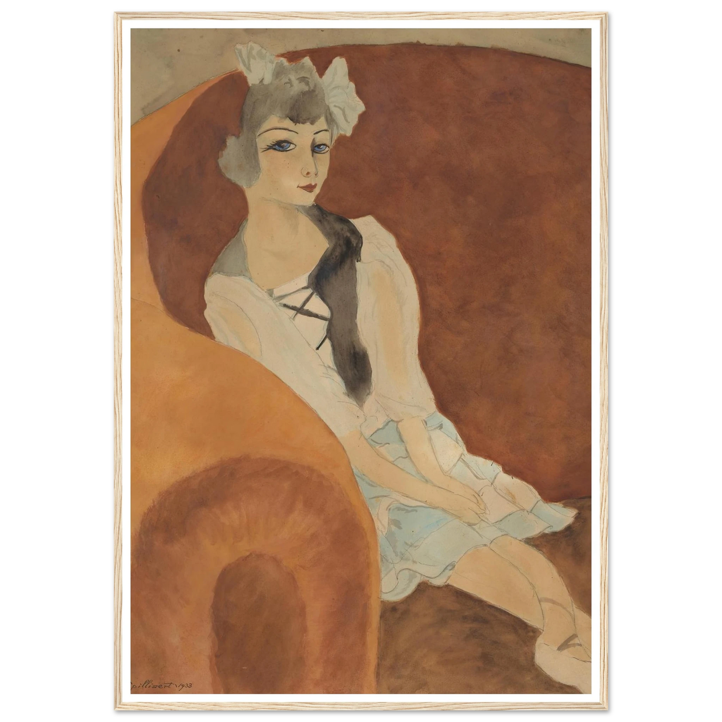Pop in zetel (1933) Art Print | Leon Spilliaert-Quipham Collections