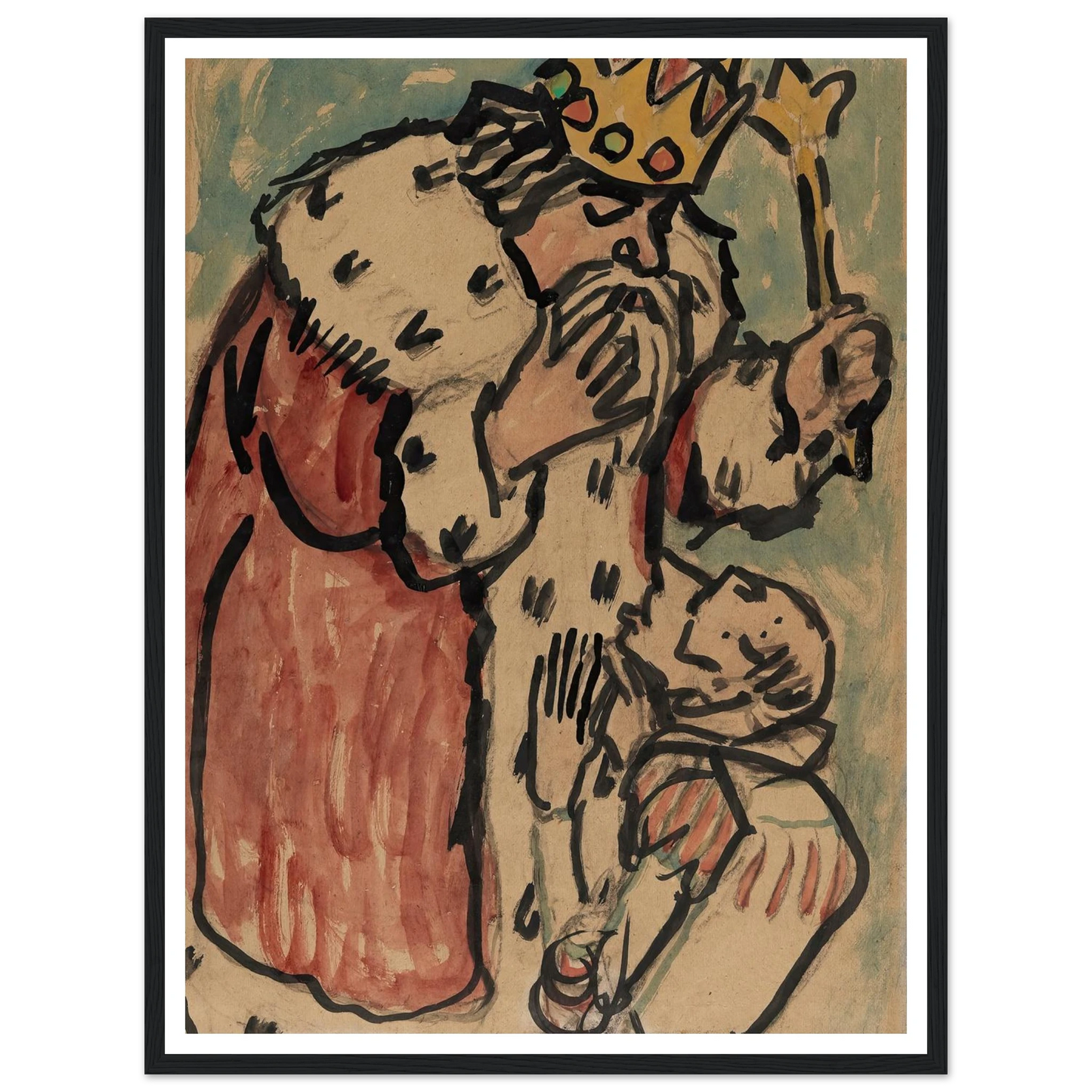 König (1910) Art Print | Christian Rohlfs-Quipham Collections