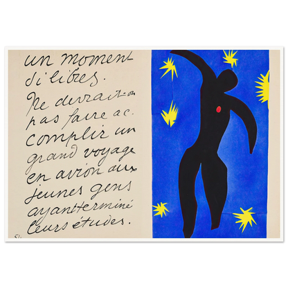 Icarus (1947) Art Print | Henri Matisse-Quipham Collections