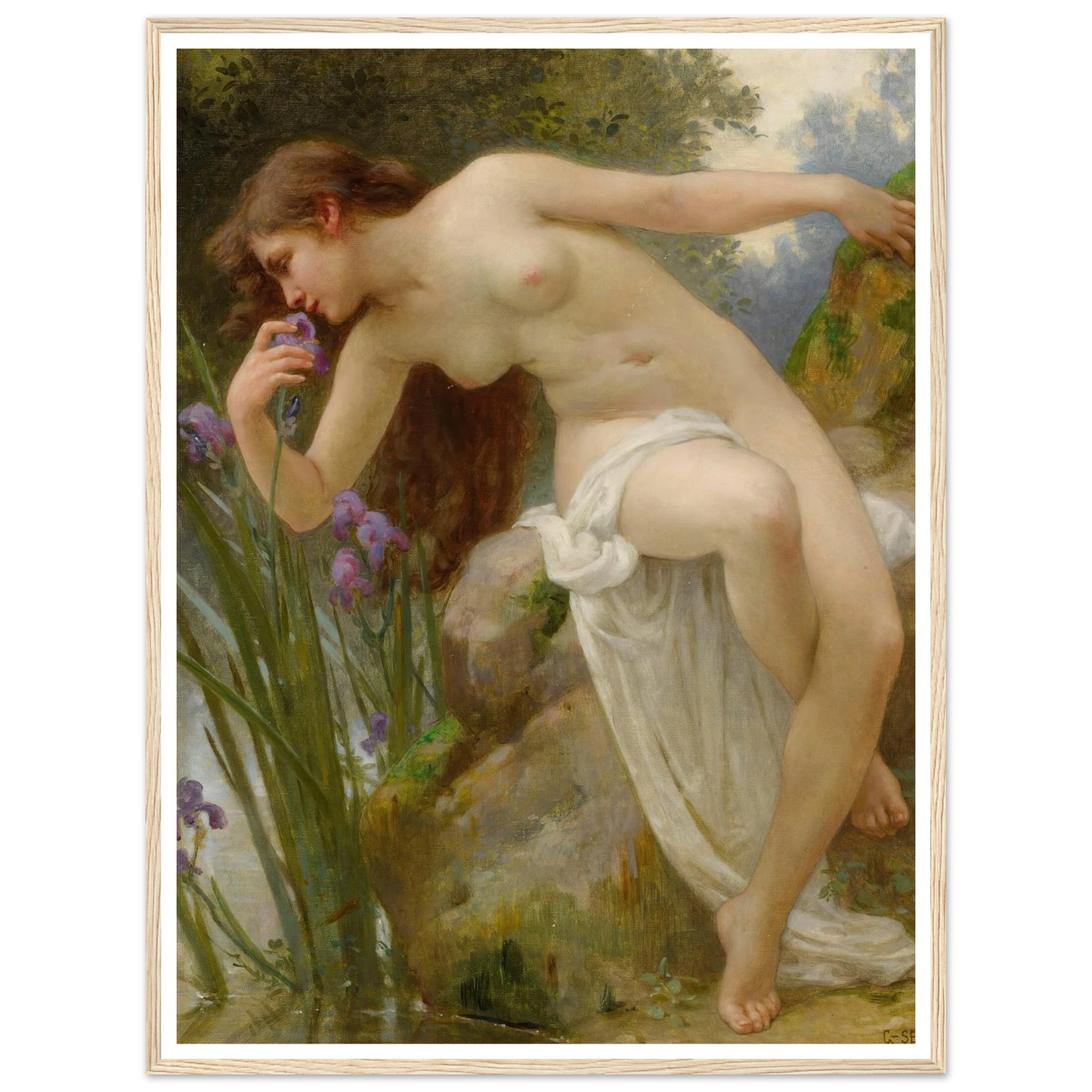 The Fragrant Iris Art Print | Guillaume Seignac-Quipham Collections